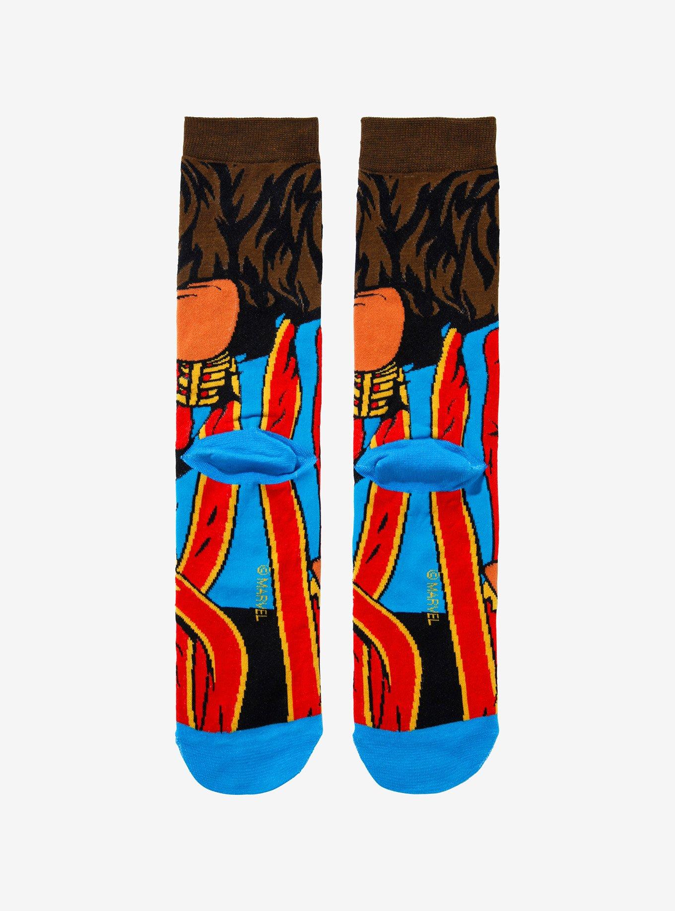 Marvel Ms. Marvel Character Crew Socks, , alternate