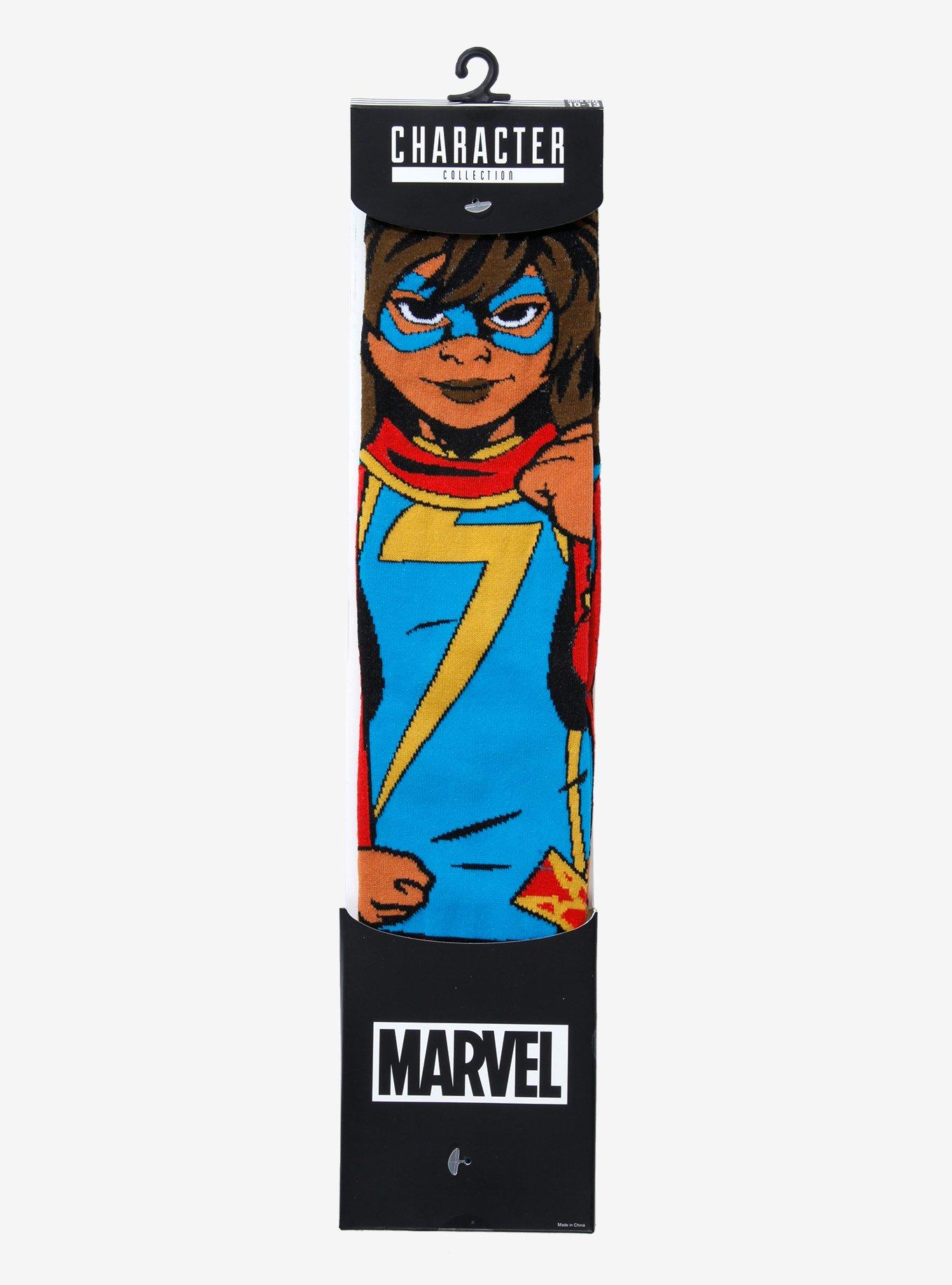 Marvel Ms. Marvel Character Crew Socks, , alternate