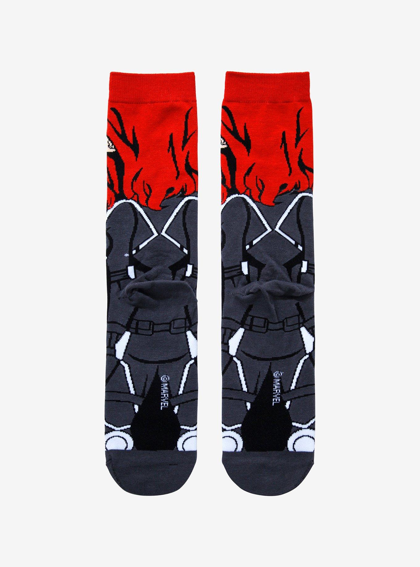 Marvel Black Widow Character Crew Socks, , alternate