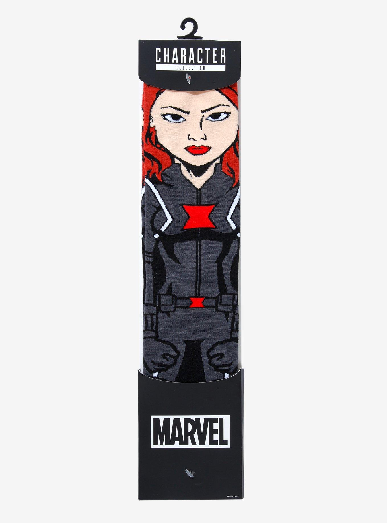 Marvel Black Widow Character Crew Socks, , alternate