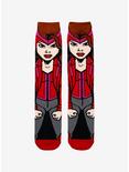 Marvel Scarlet Witch Character Crew Socks, , alternate