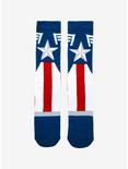 Marvel Captain America Suit Crew Socks, , alternate