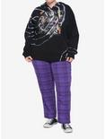 The Nightmare Before Christmas Halloween Town Characters Tie-Dye Girls Hoodie Plus Size, MULTI, alternate