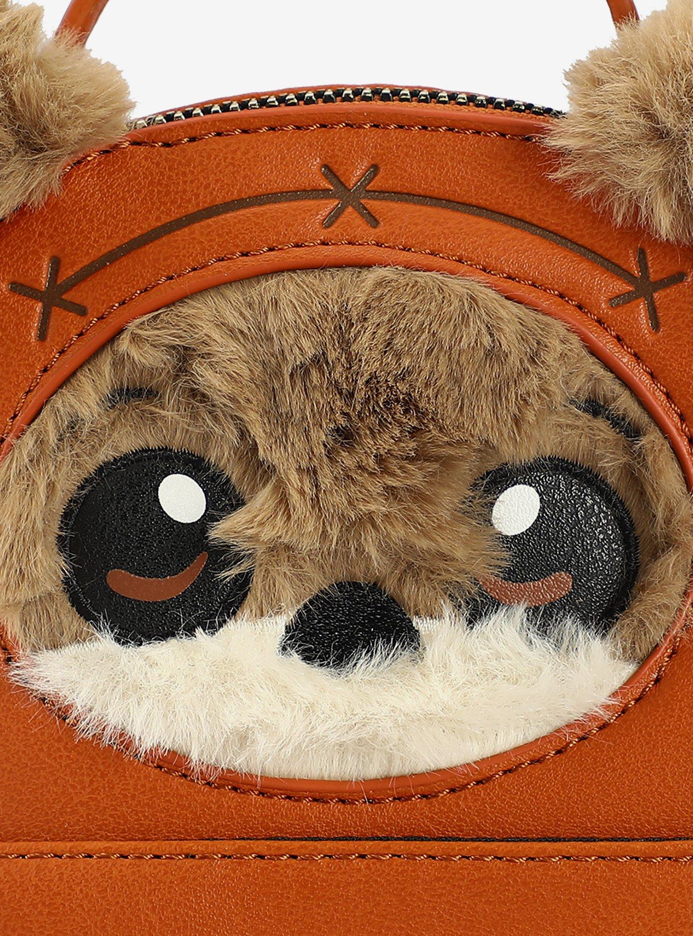 Star Wars Ewok Fuzzy Mini Crossbody Wristlet, , alternate