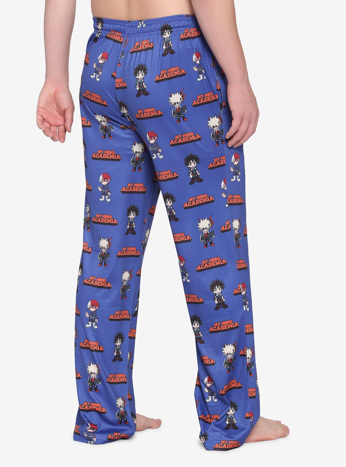 My Hero Academia Character & Logo Pajama Pants, MULTI, alternate