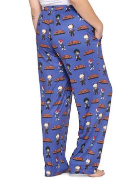 My Hero Academia Character & Logo Pajama Pants Plus Size, , hi-res