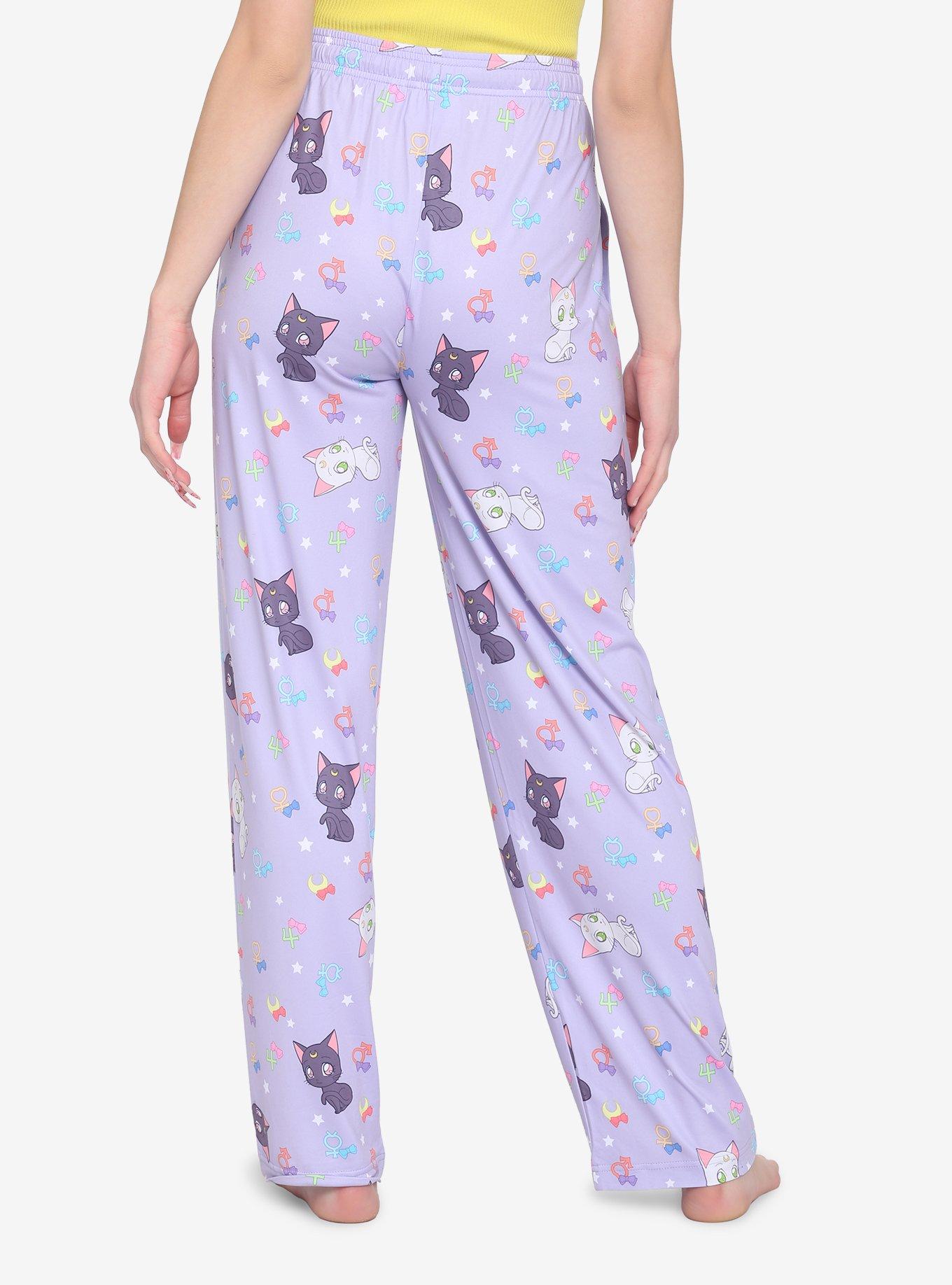Sailor Moon Luna & Artemis Pajama Pants, MULTI, alternate