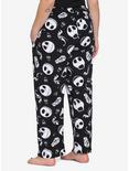 The Nightmare Before Christmas Black & White Jack Faces Pajama Pants Plus Size, MULTI, alternate
