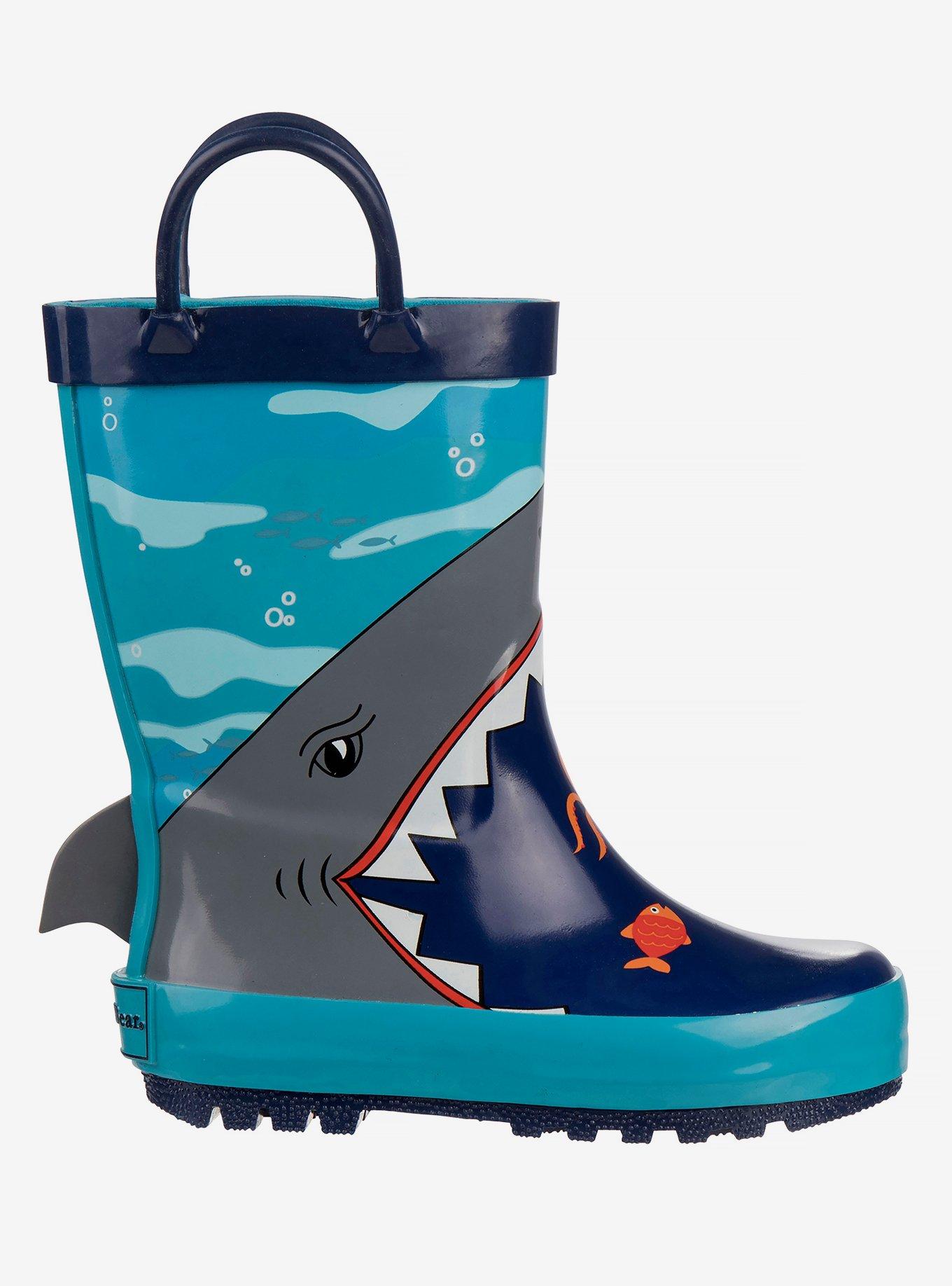 Blue Boys Rain Boots With Loops | BoxLunch