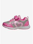 Disney Minnie Mouse Girls Sneakers With Lights, PINK, alternate