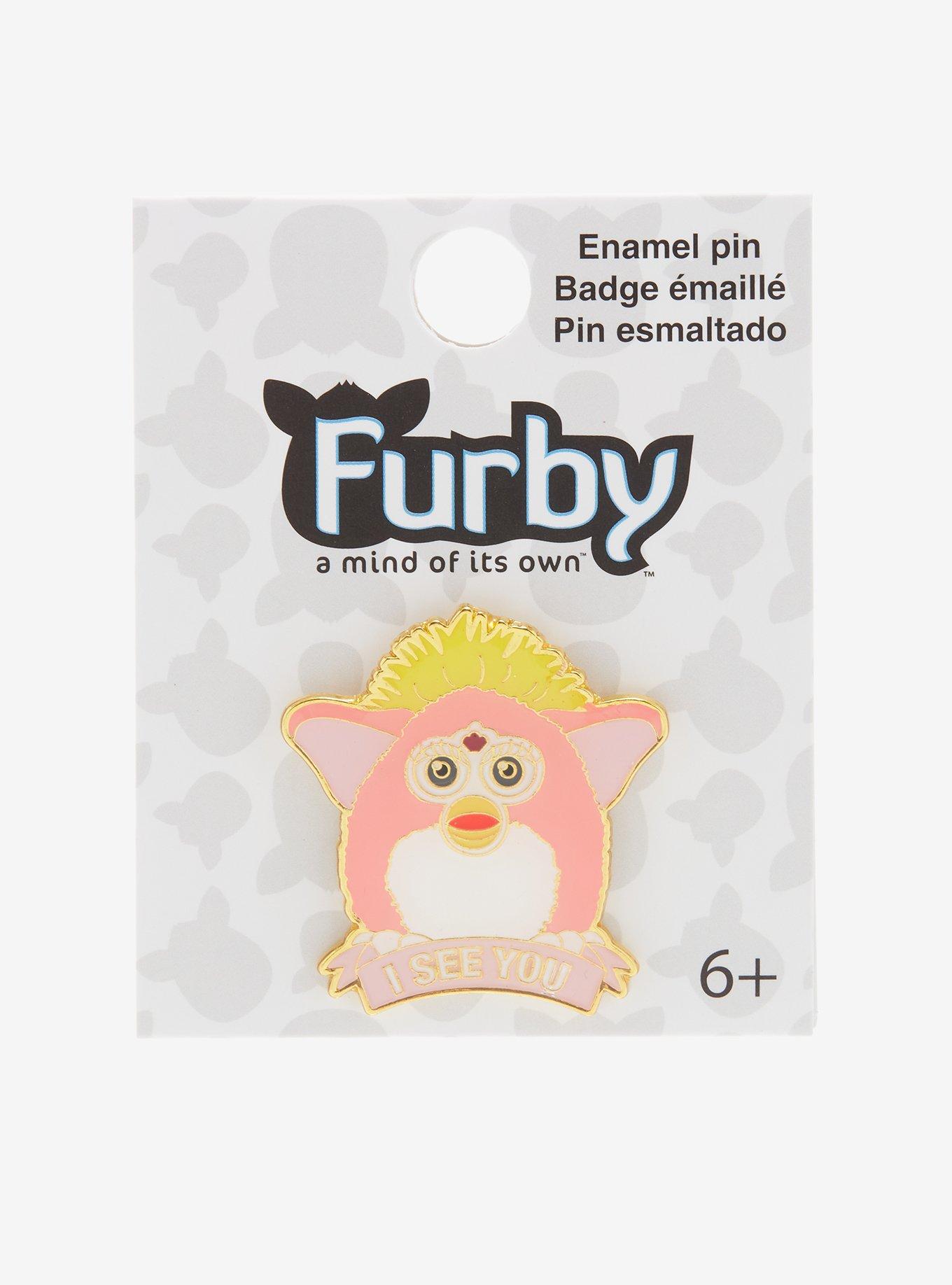 Furby I See You Enamel Pin, , alternate