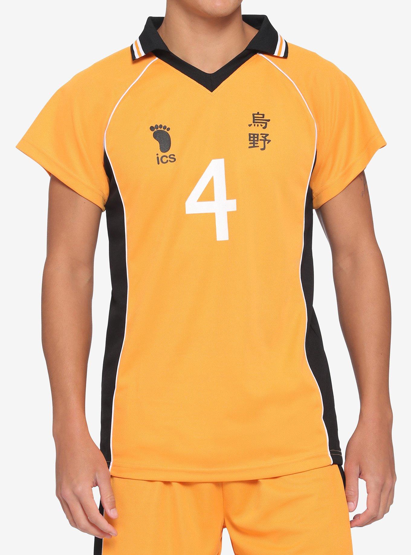 Haikyu!! Karasuno Nishinoya Volleyball Uniform Costume Set, MULTI, alternate