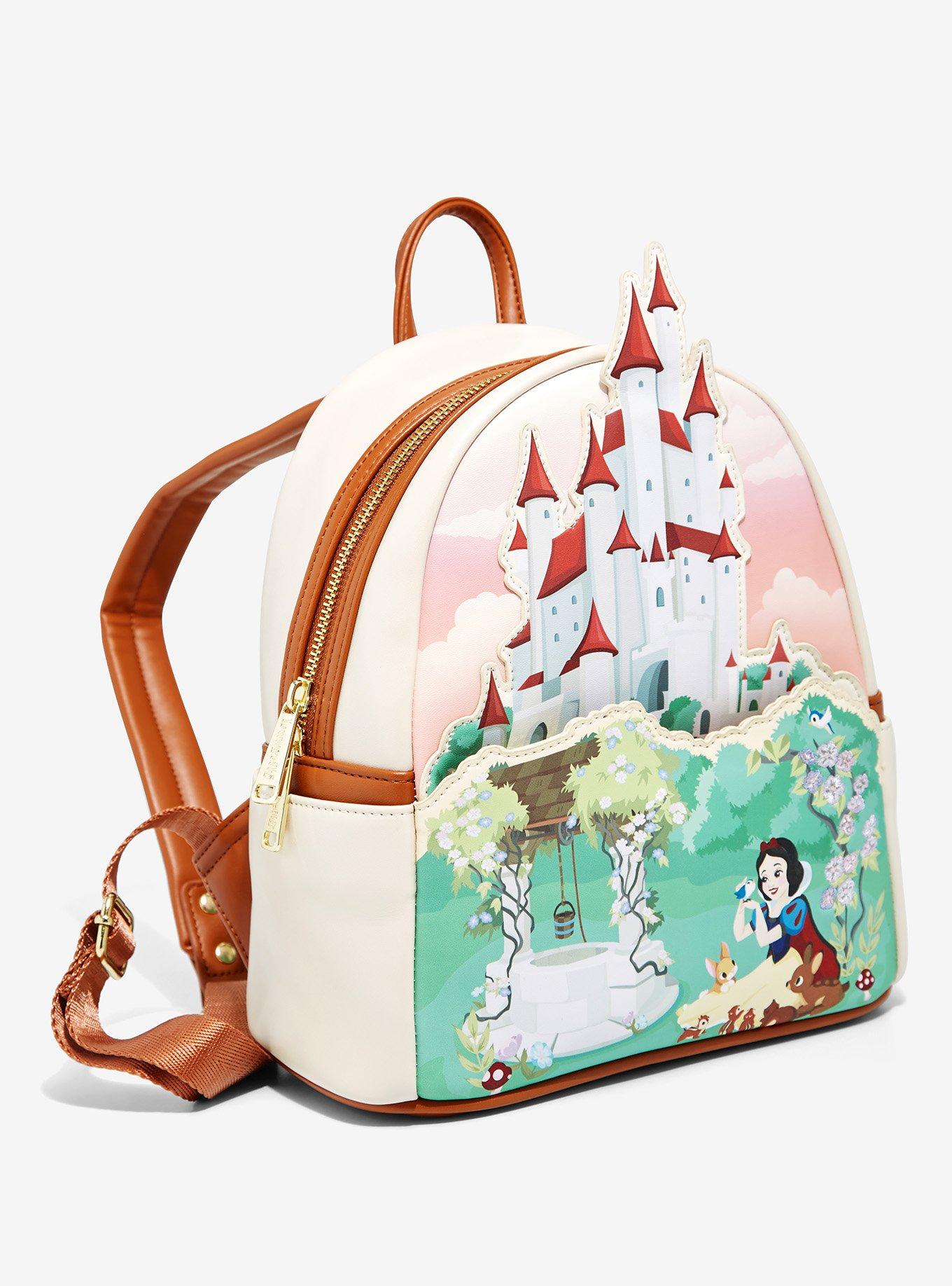 Loungefly Disney Snow White and the Seven Dwarves Snow White's Castle Mini Backpack, , alternate