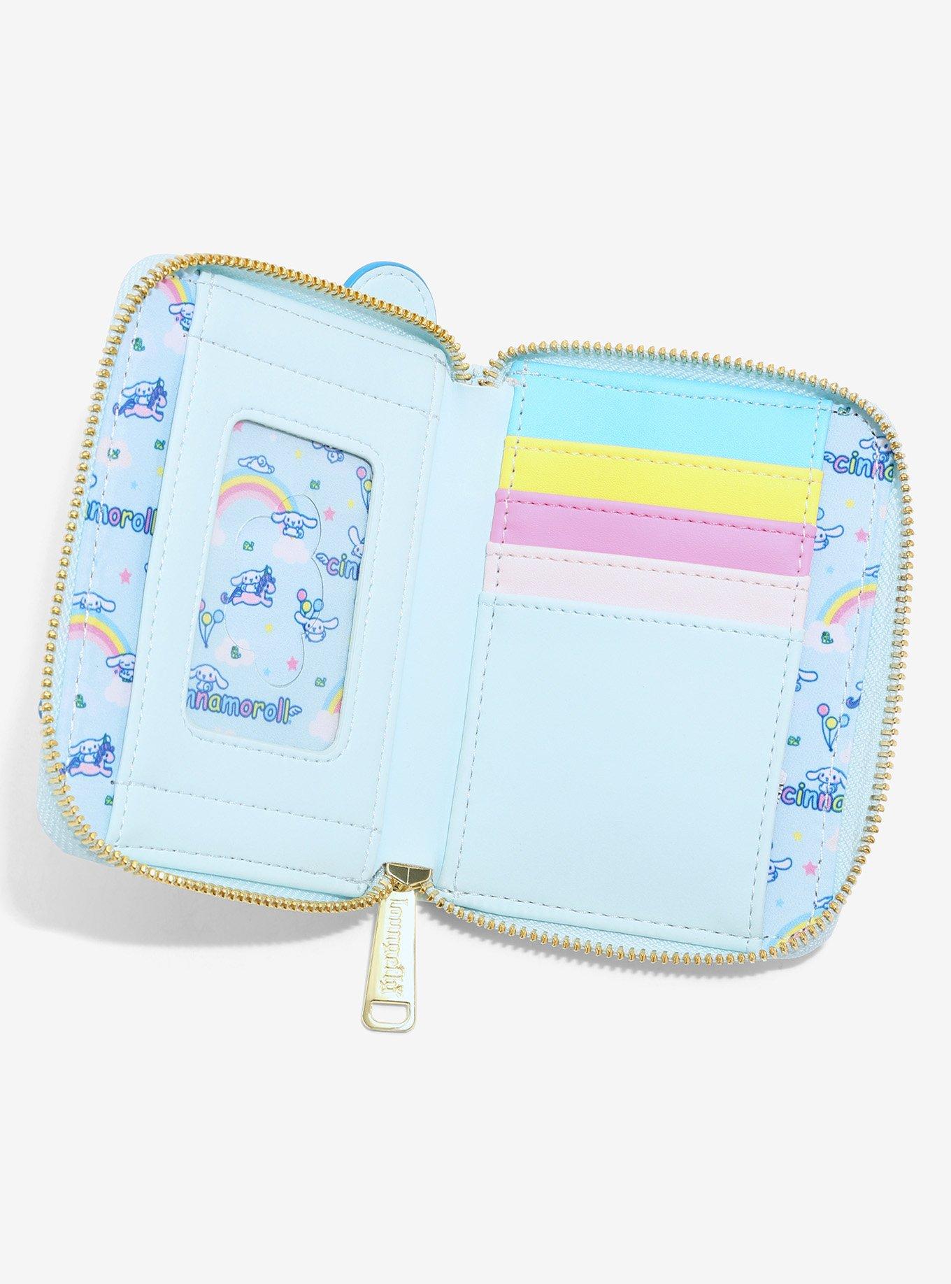 Loungefly Sanrio Cinnamoroll & Unicorn Friend Small Zip Wallet, , alternate