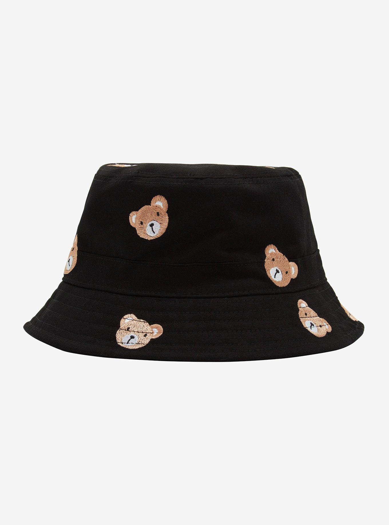 Teddy Bear Face Bucket Hat, , alternate