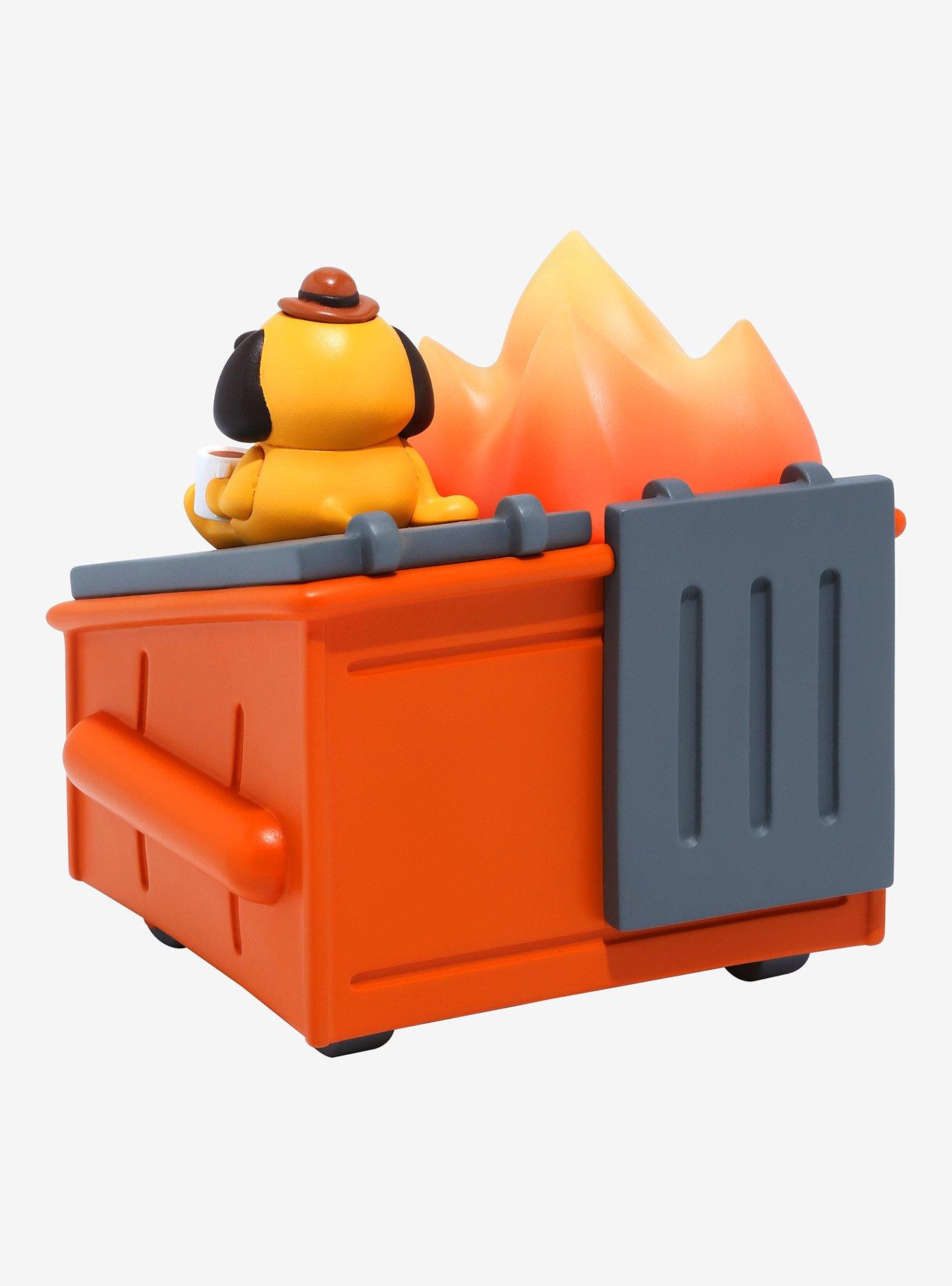 Dumpster Fire This Is Fine Vinyl Figure, , alternate