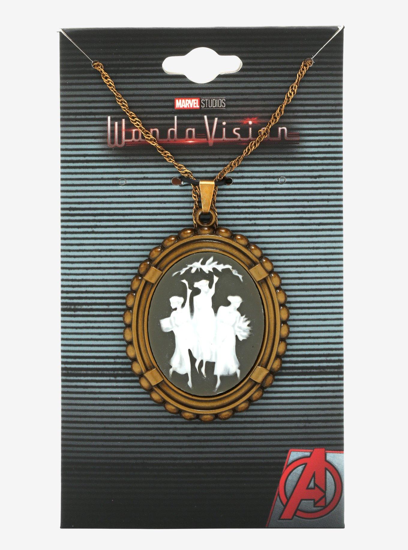 Marvel Wandavision Agatha Harkness Cosplay Brooch Necklace, , alternate