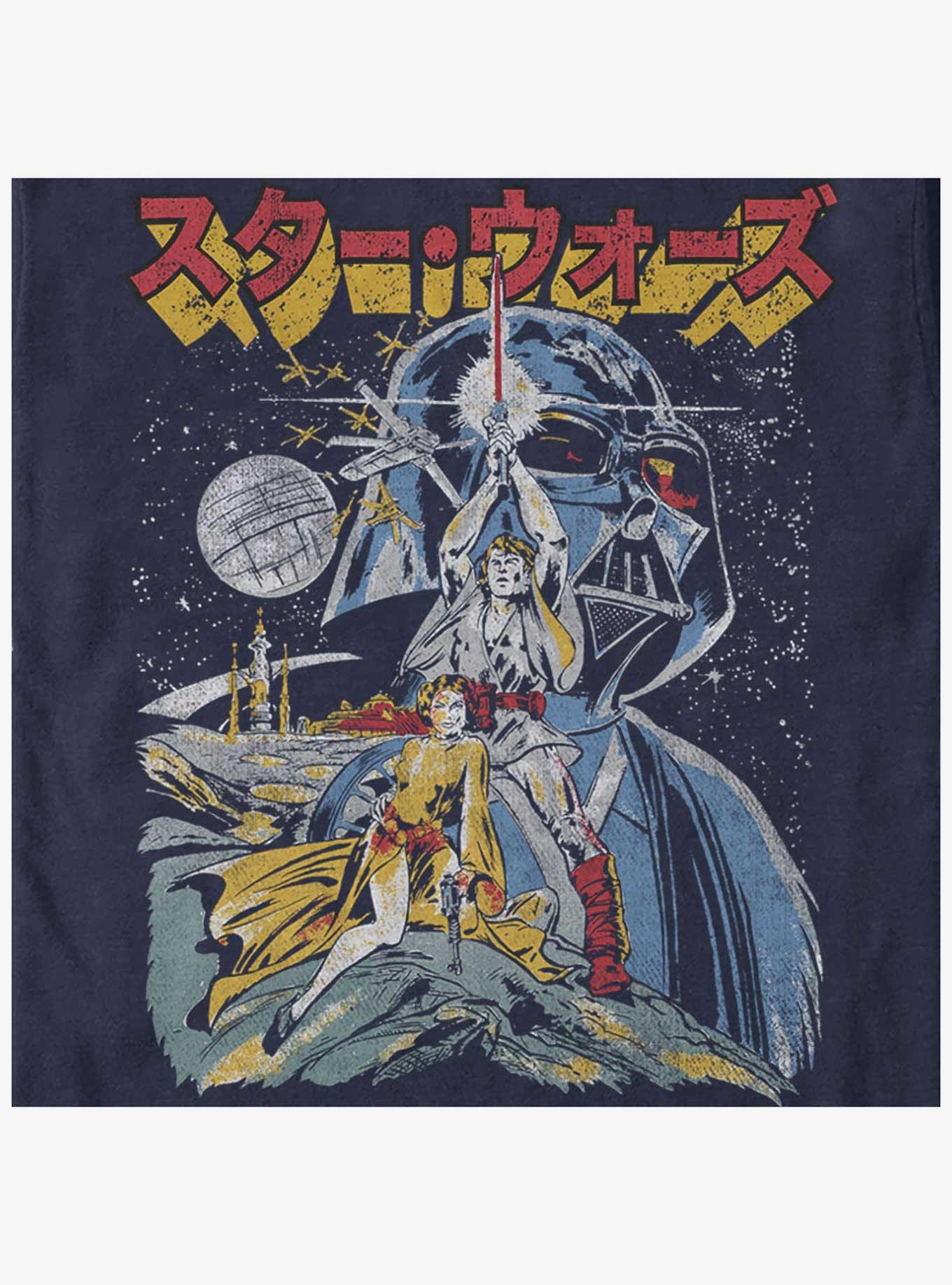 Star Wars Japanese Text T-Shirt, , hi-res