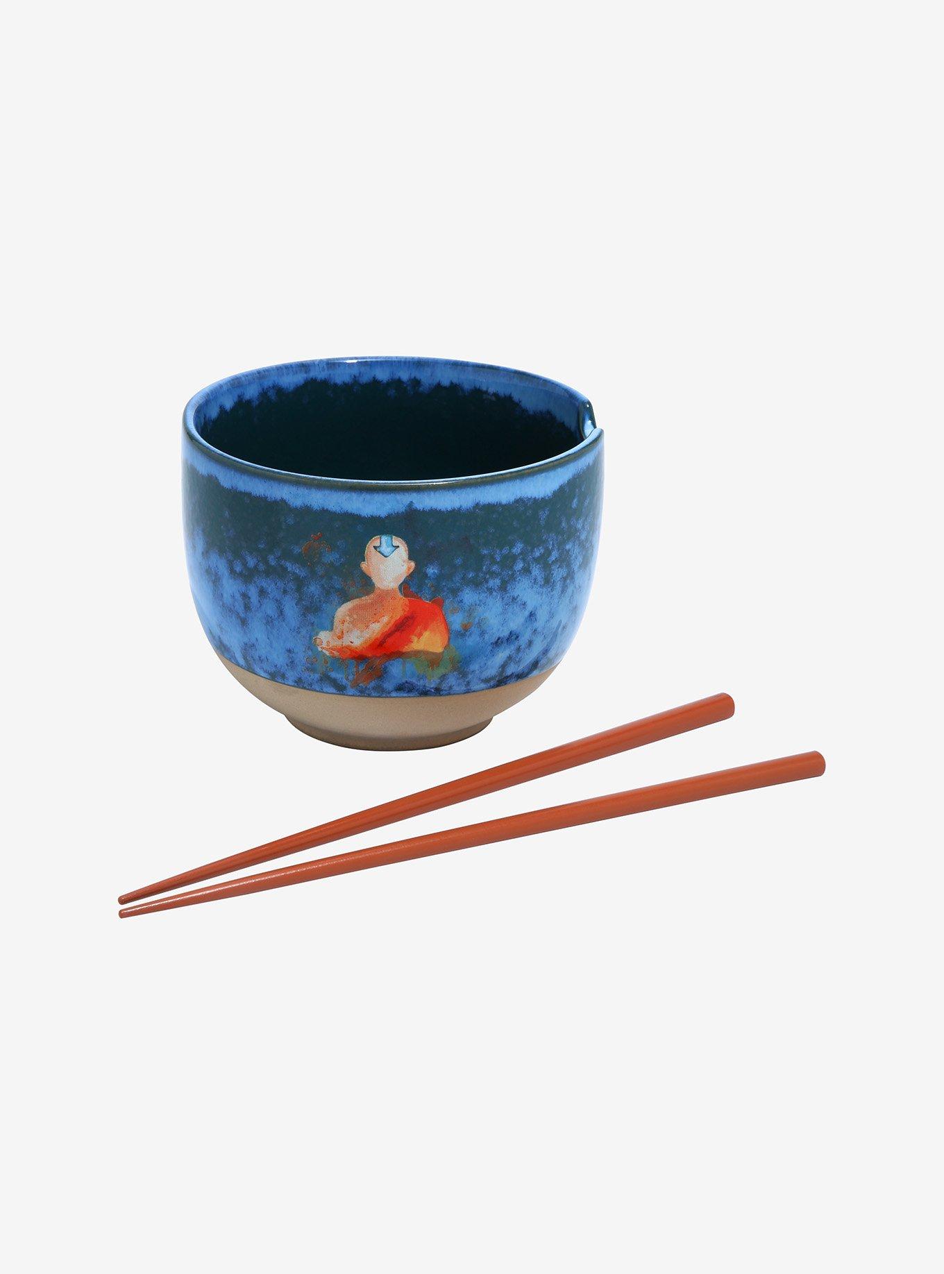 Avatar: The Last Airbender Watercolor Ramen Bowl With Chopsticks, , alternate