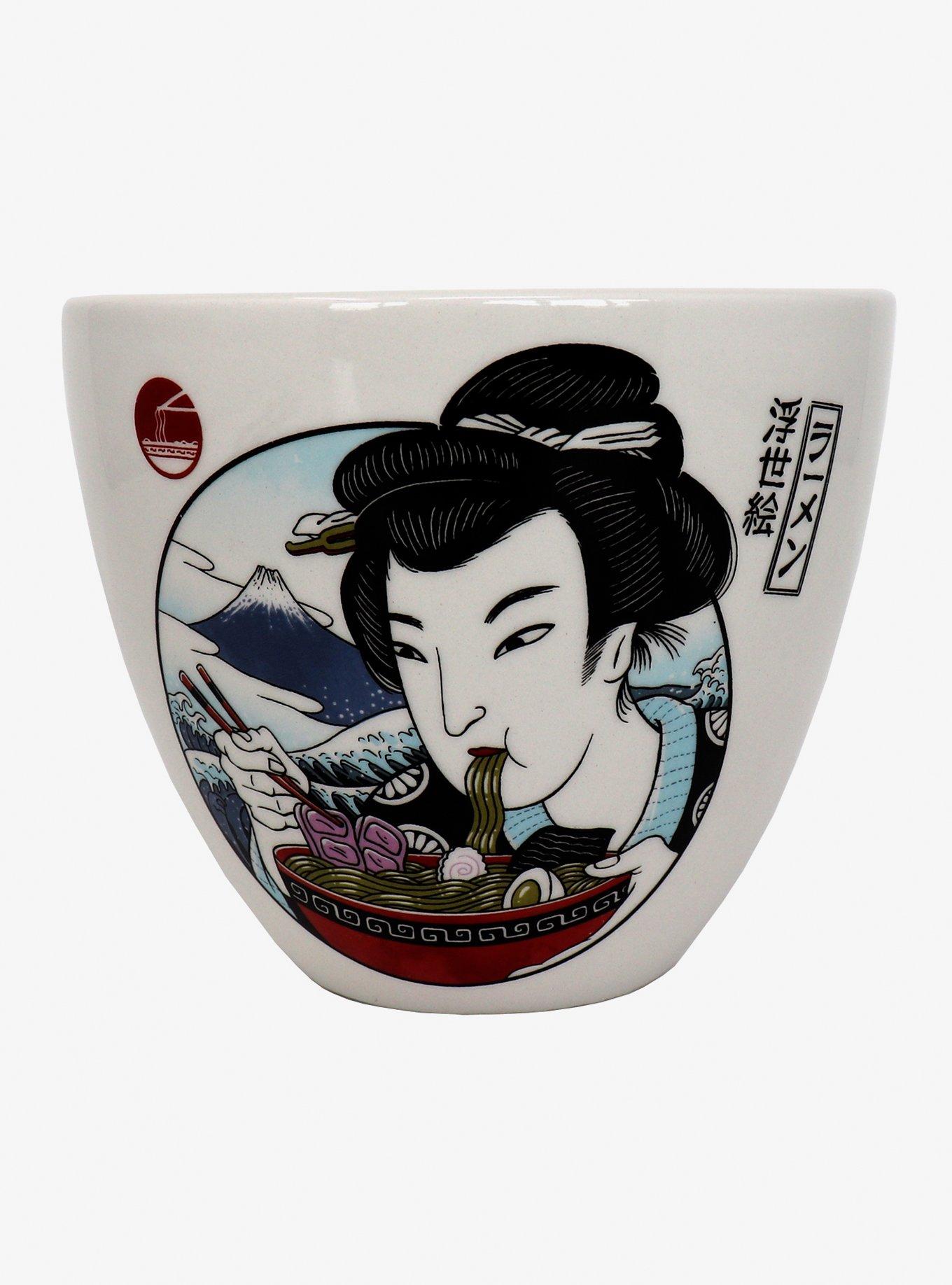 Taste Japan Ramen Bowl With Chopsticks By Vincent Trinidad, , alternate