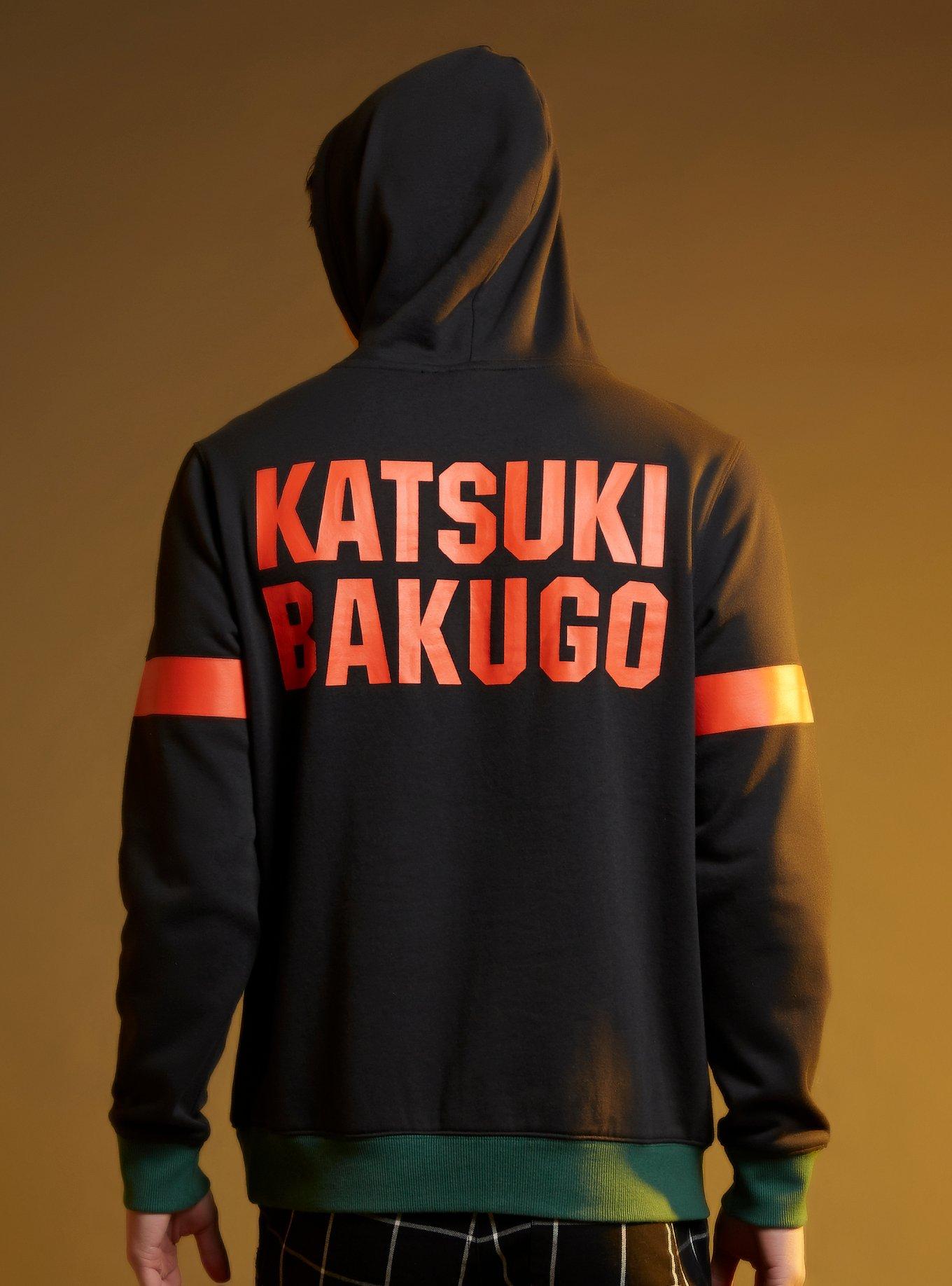 My Hero Academia Bakugo Hero Cosplay Hoodie, BLACK, alternate