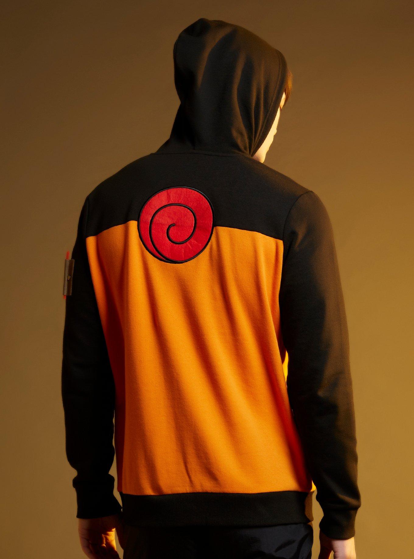 Naruto Shippuden Cosplay Hoodie, ORANGE, alternate