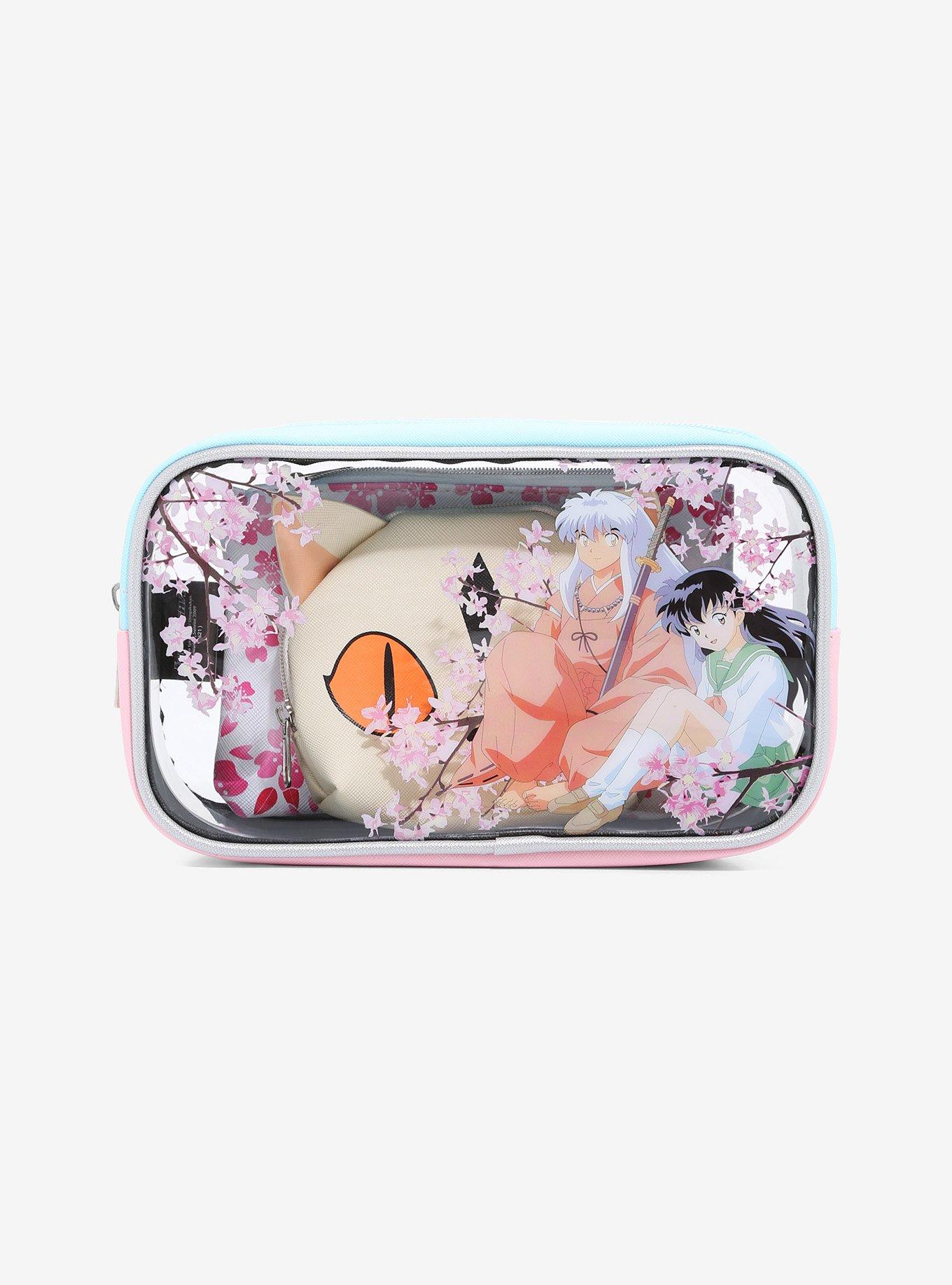 InuYasha Sakura Flowers Cosmetic Bag Set - BoxLunch Exclusive, , alternate