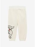 Disney The Nightmare Before Christmas Zero Toddler Joggers - BoxLunch Exclusive, OFF WHITE, alternate