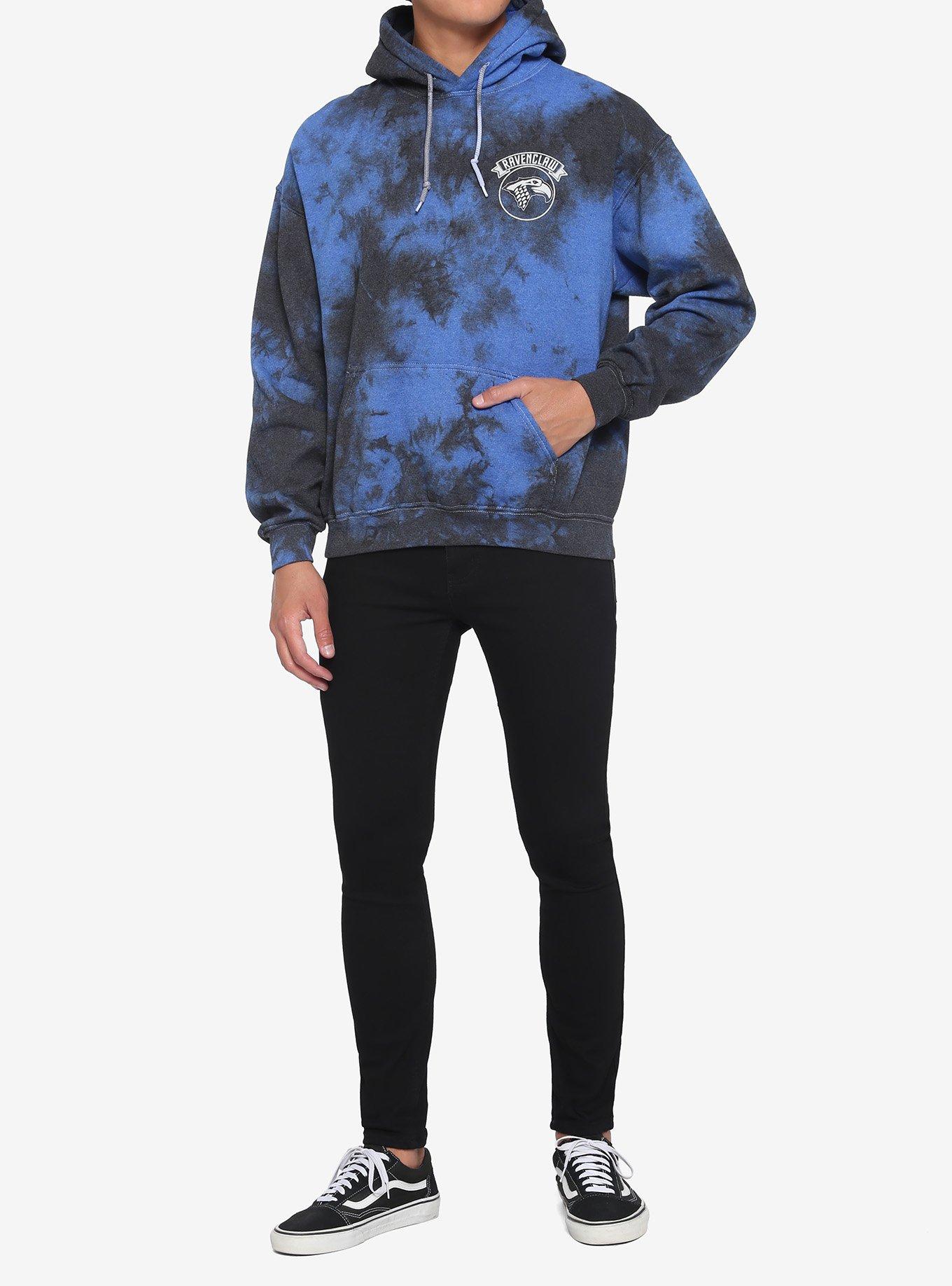 Harry Potter Ravenclaw Tie-Dye Hoodie, BLUE, alternate