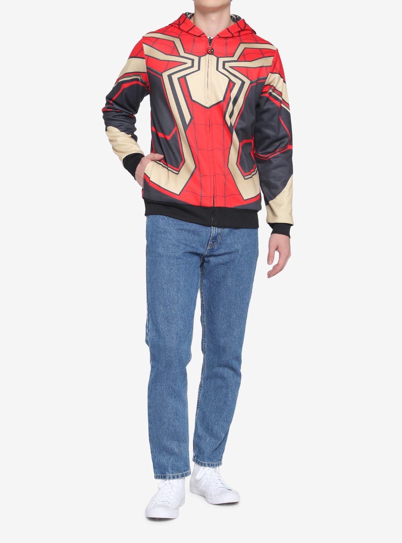 Hot topic spiderman on sale jacket