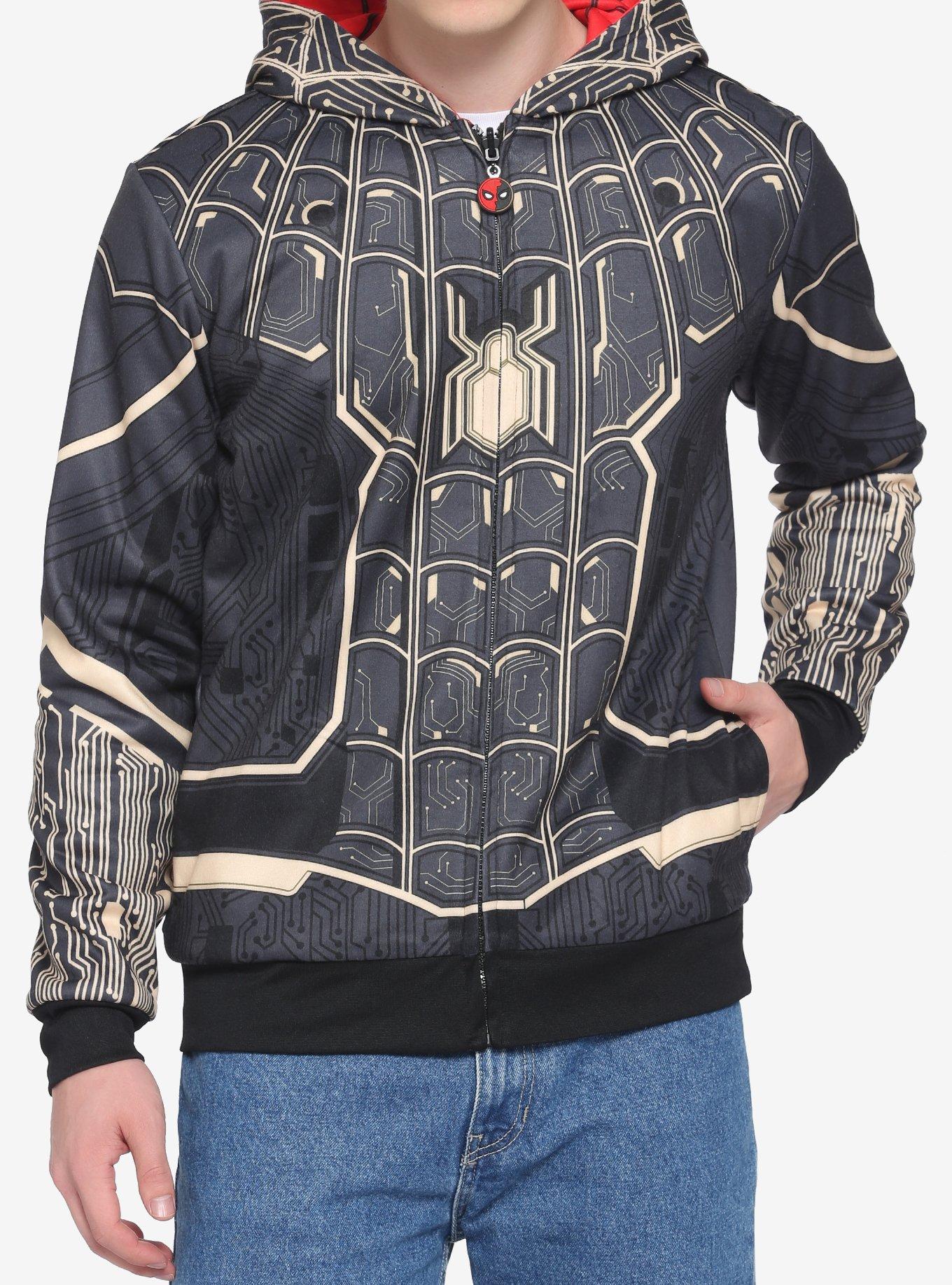 Marvel Spider-Man Reversible Cosplay Hoodie, MULTI, alternate