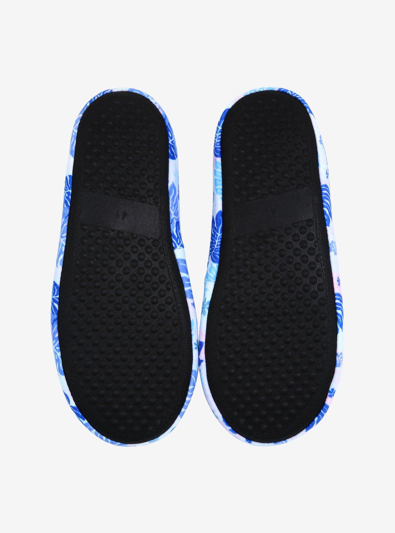 Disney Lilo & Stitch Tropical Slippers - BoxLunch Exclusive, BLUE, alternate