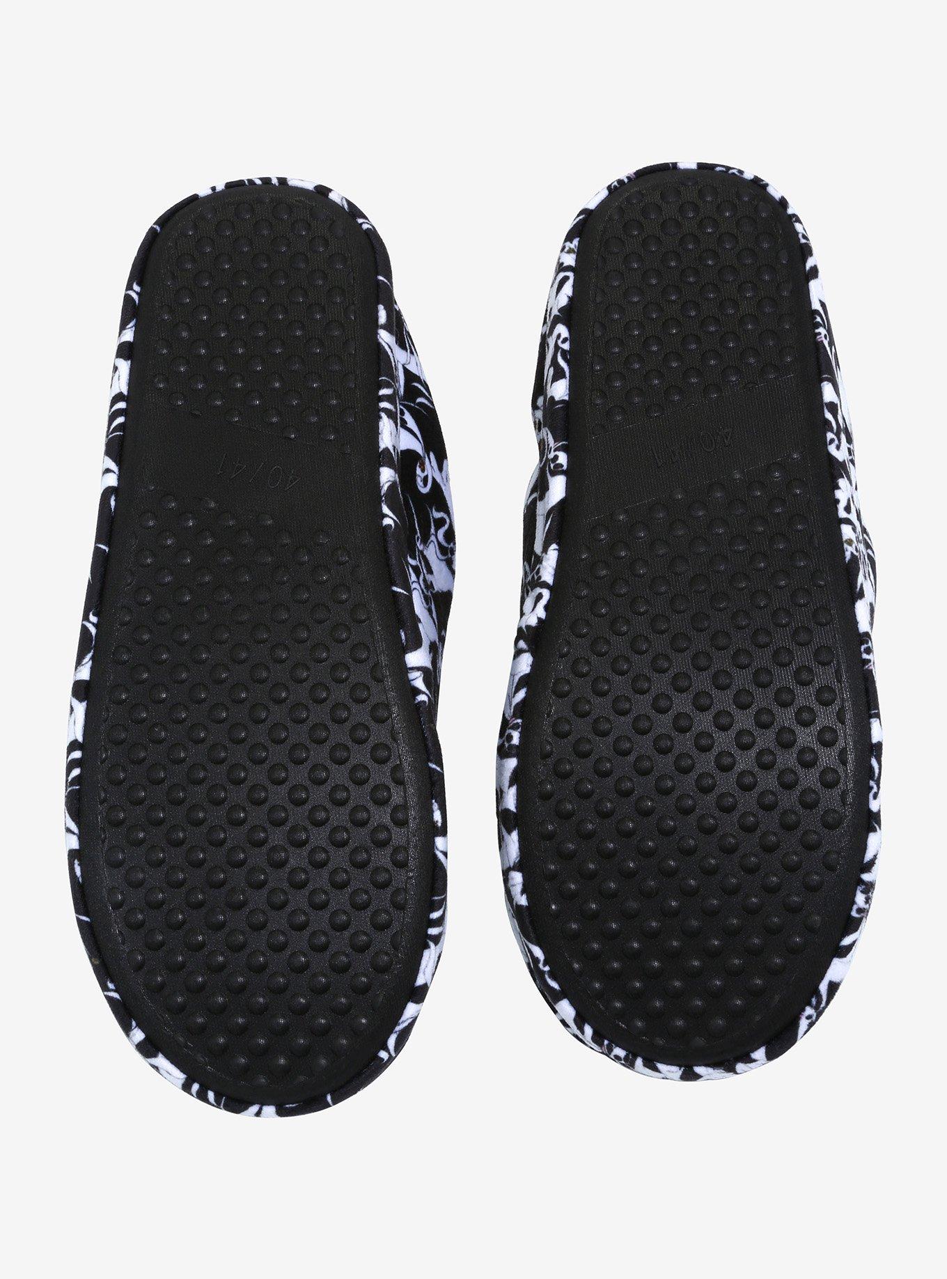 Disney The Nightmare Before Christmas Zero Allover Print Slippers, BLACK, alternate