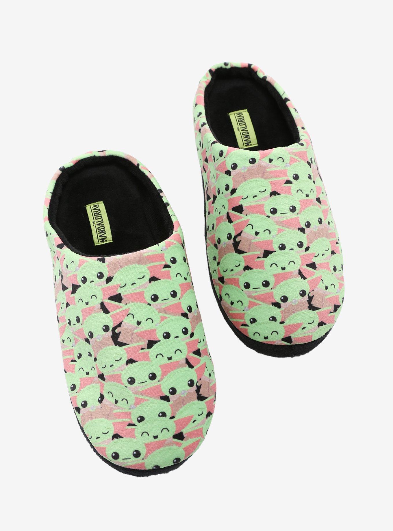 Star Wars The Mandalorian The Child Chibi Expressions Slippers - BoxLunch Exclusive, MULTI, alternate