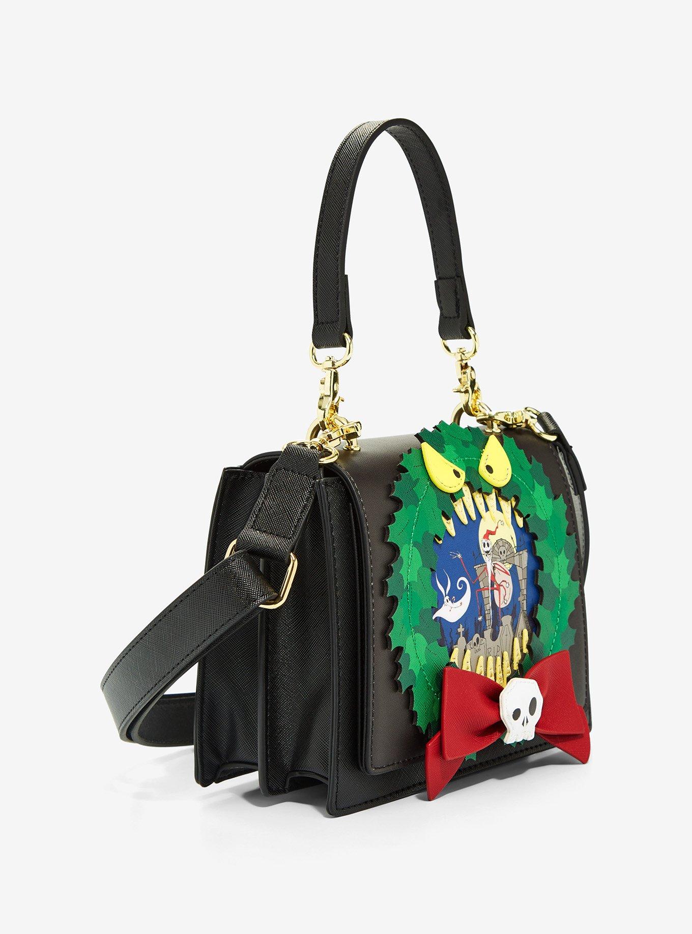 Loungefly Disney The Nightmare Before Christmas Wreath Handbag - BoxLunch Exclusive, , alternate
