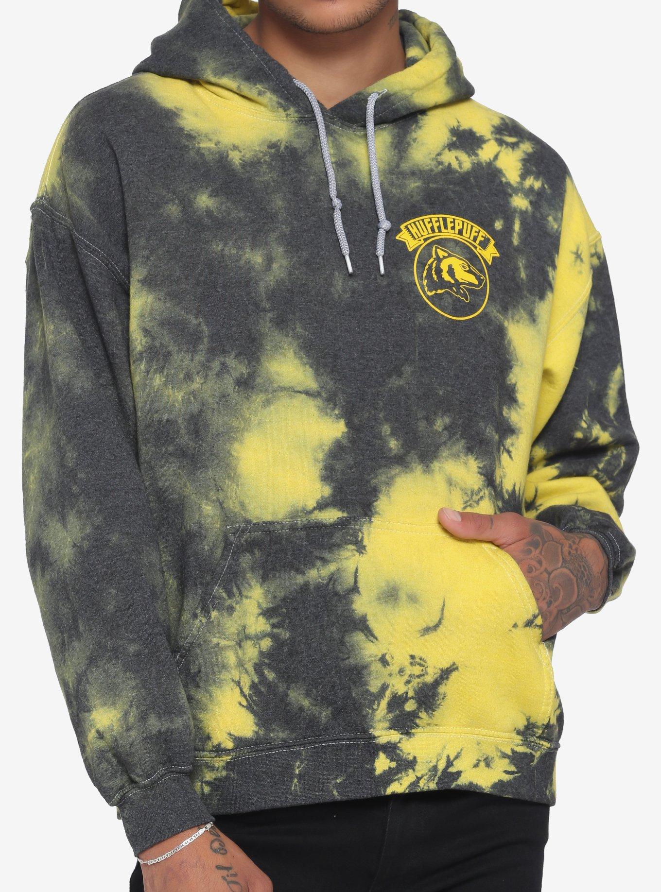 Harry Potter Hufflepuff Tie-Dye Hoodie, MULTI, alternate