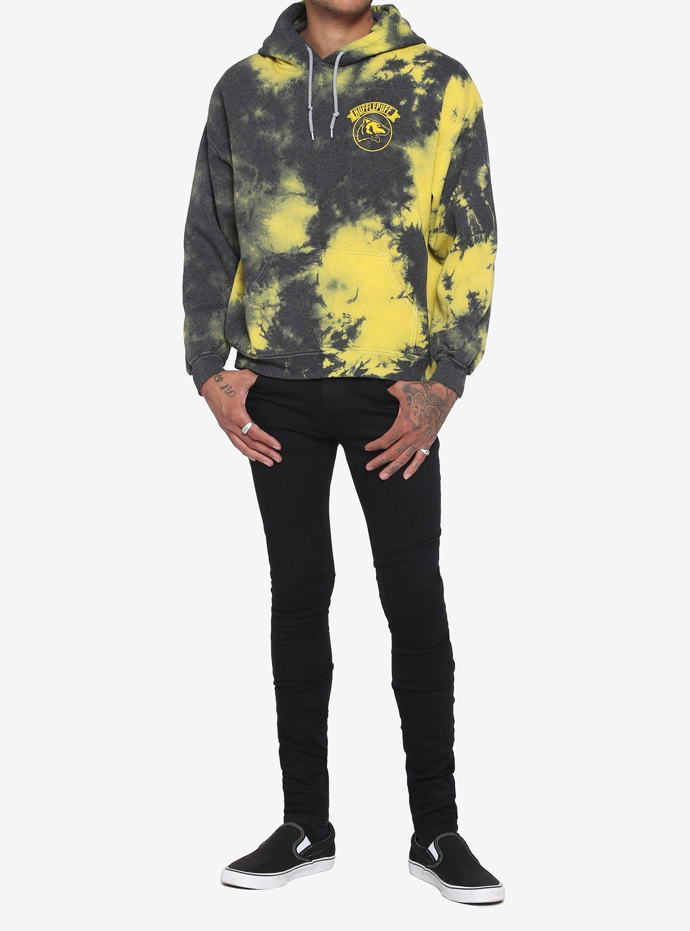 Harry Potter Hufflepuff Tie-Dye Hoodie, MULTI, alternate