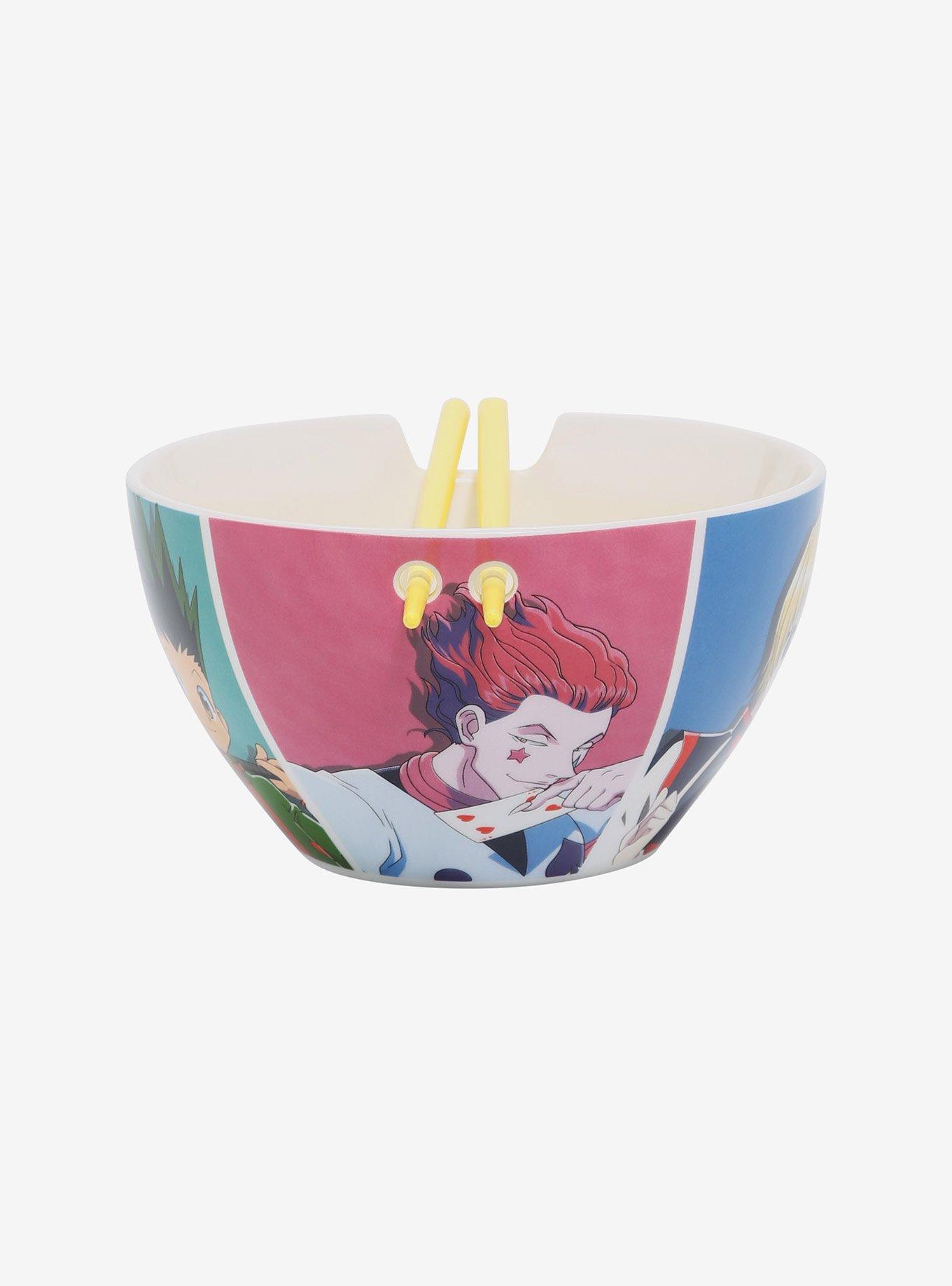 Hunter x Hunter Character Panels Ramen Bowl with Chopsticks, , alternate