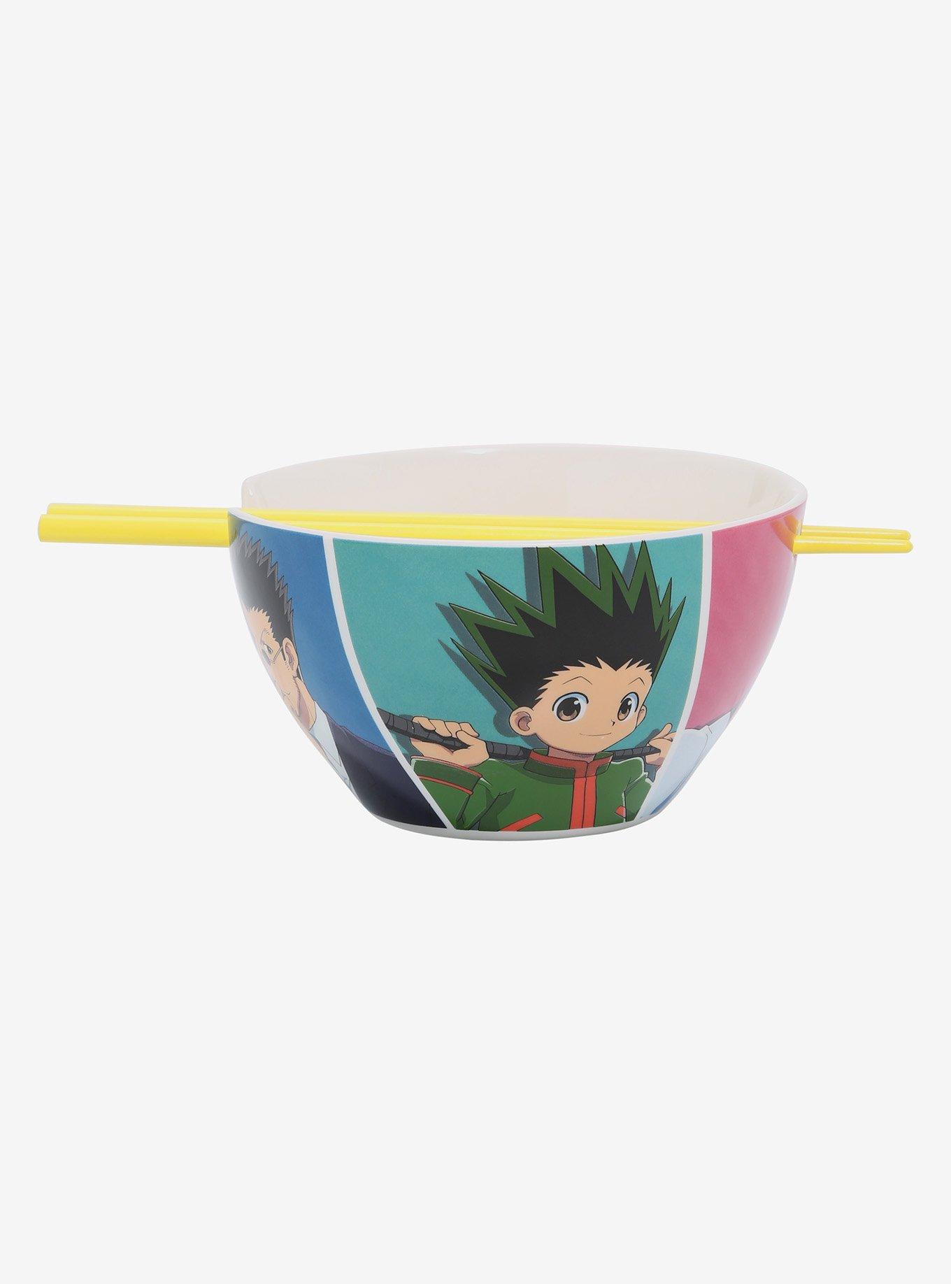 Hunter x Hunter Character Panels Ramen Bowl with Chopsticks, , alternate