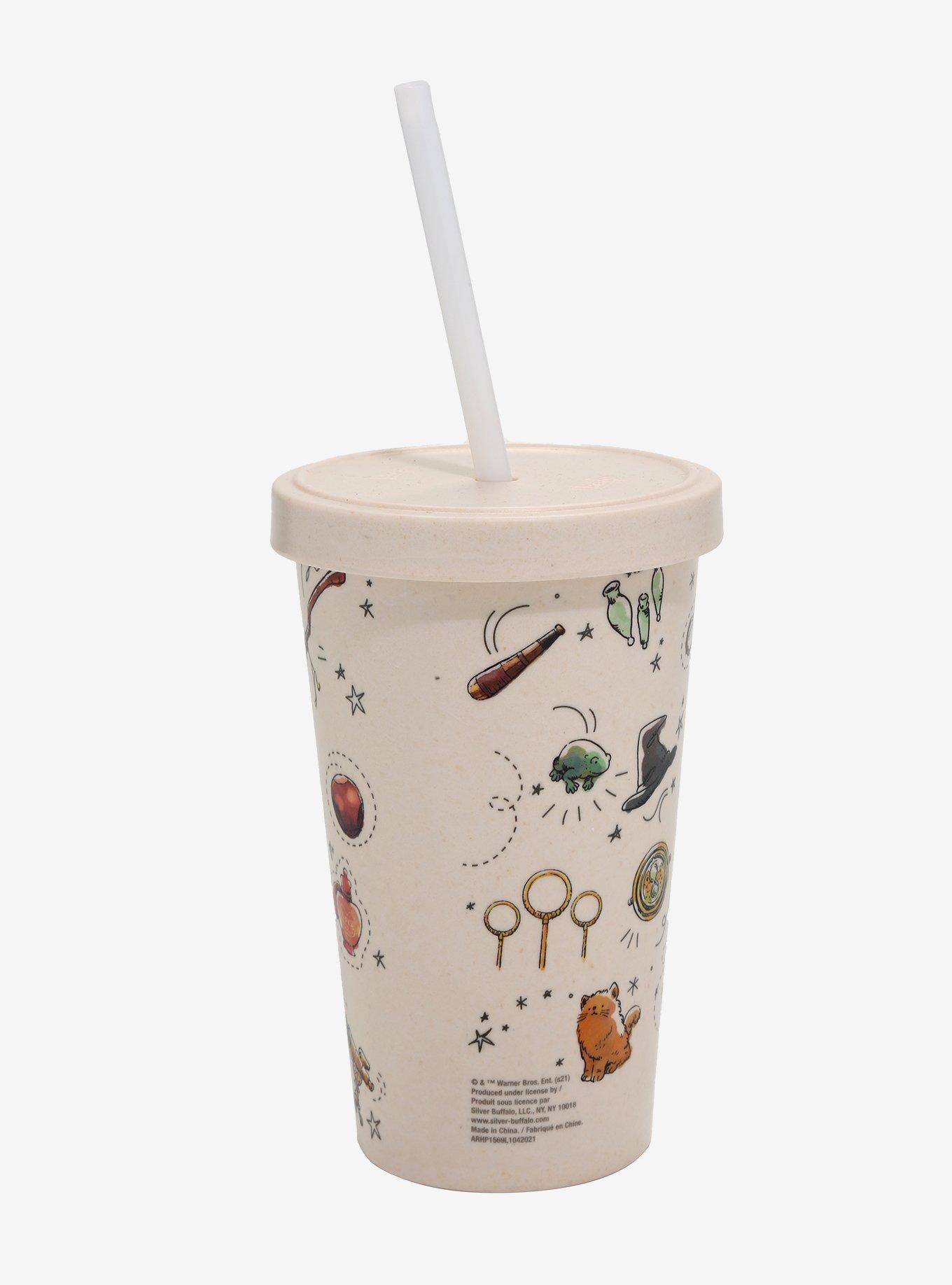 Harry Potter Hogwarts School Crest Bamboo Tumbler - BoxLunch Exclusive, , alternate