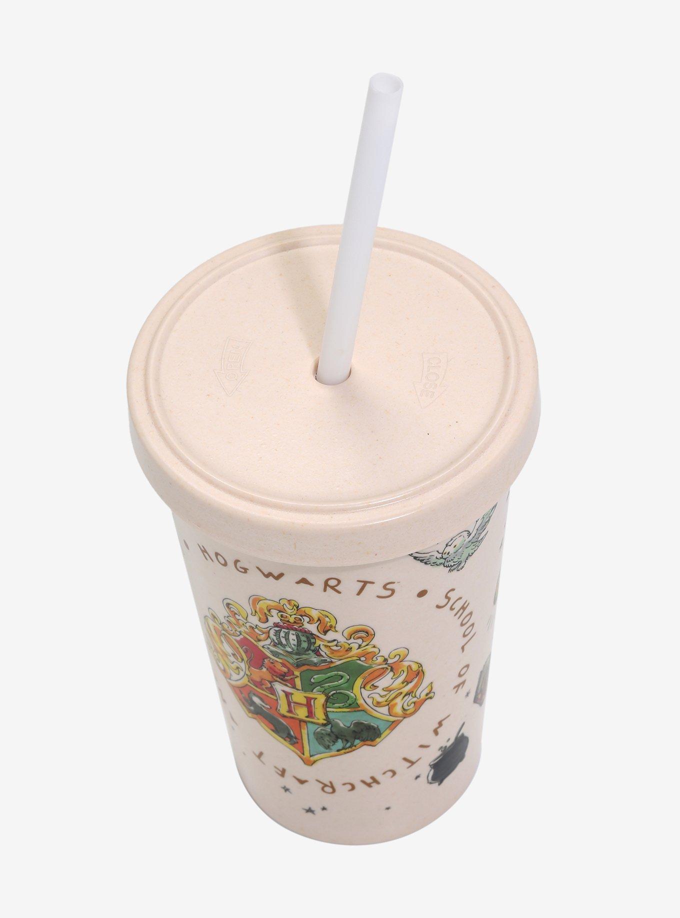 Harry Potter Hogwarts School Crest Bamboo Tumbler - BoxLunch Exclusive, , alternate