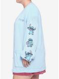 Disney Lilo & Stitch Embroidered Sleeve Girls Cardigan Plus Size, MULTI, alternate