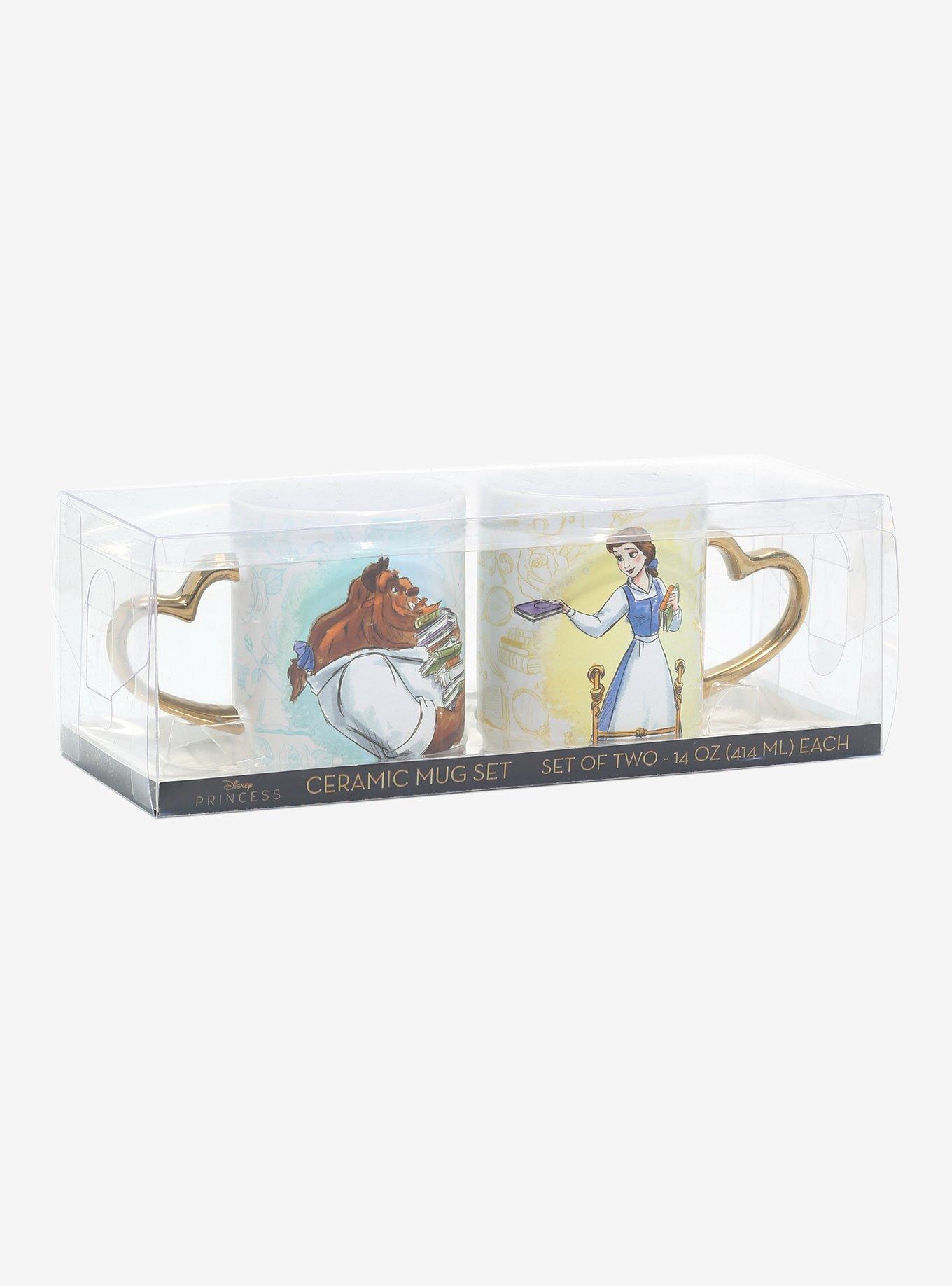 Disney Beauty and the Beast Heart Handle Mug Set, , alternate