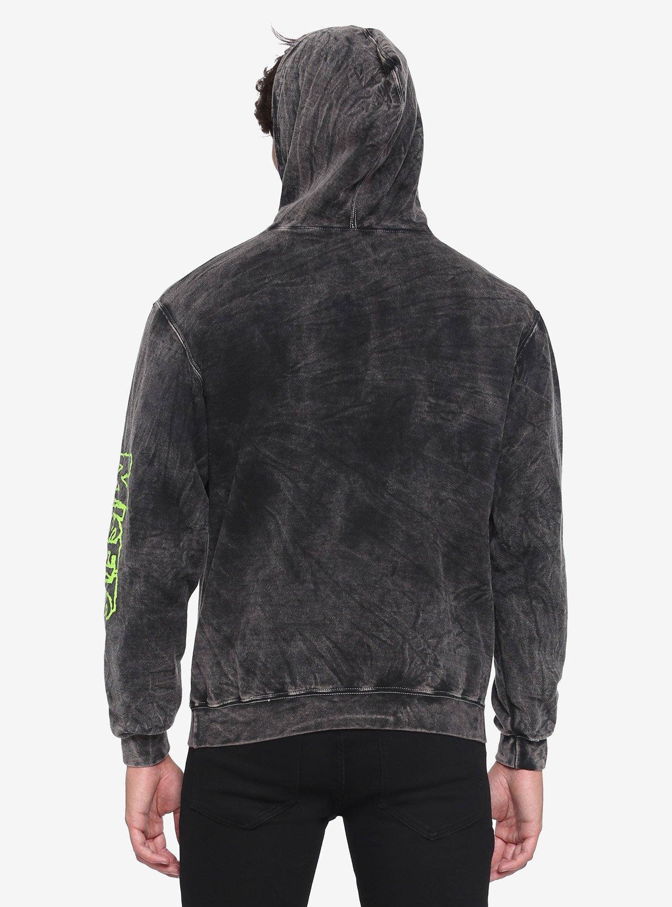 Misfits X Junji Ito Mineral Wash Hoodie, MULTI, alternate