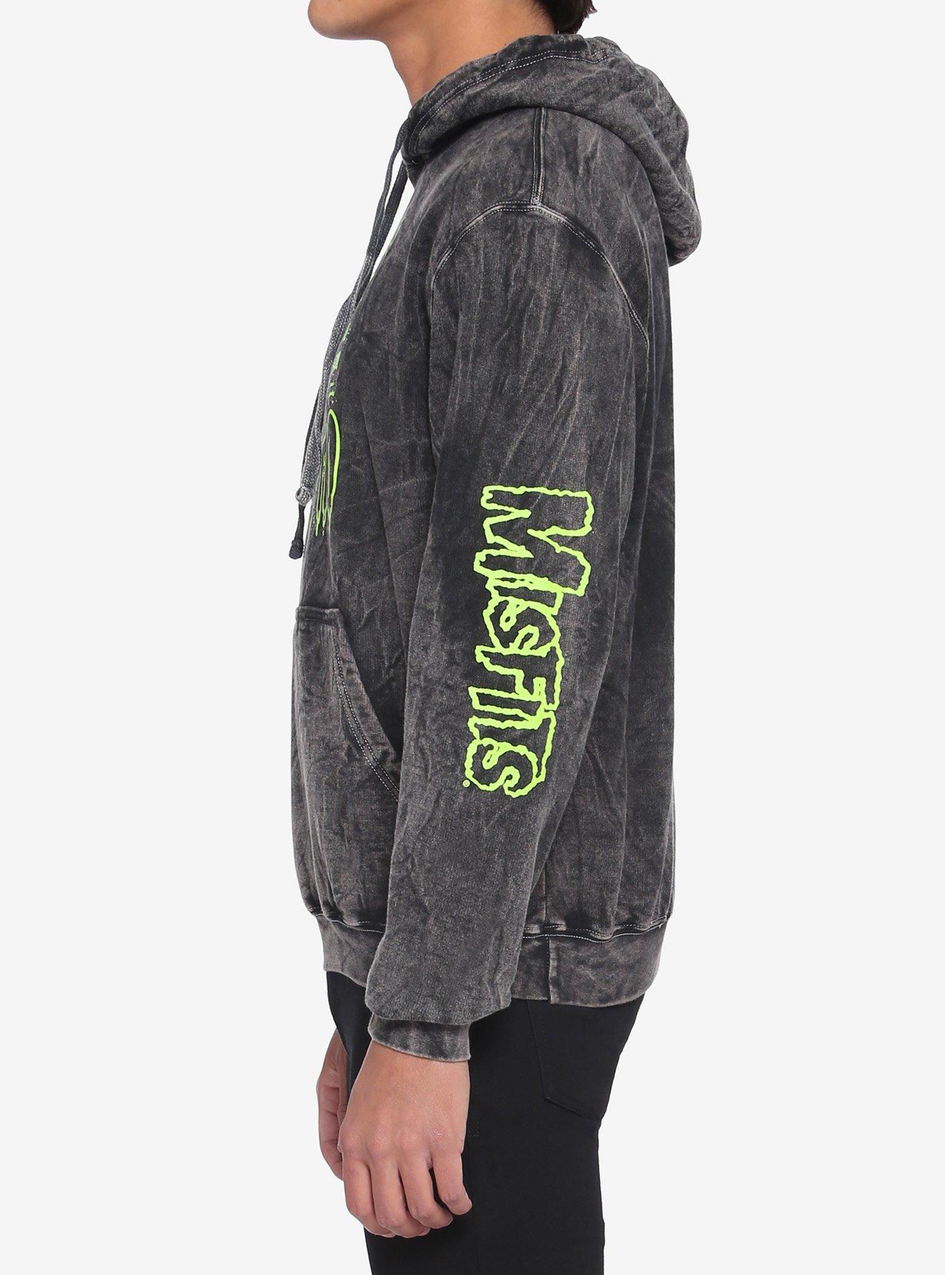 Misfits X Junji Ito Mineral Wash Hoodie, MULTI, alternate