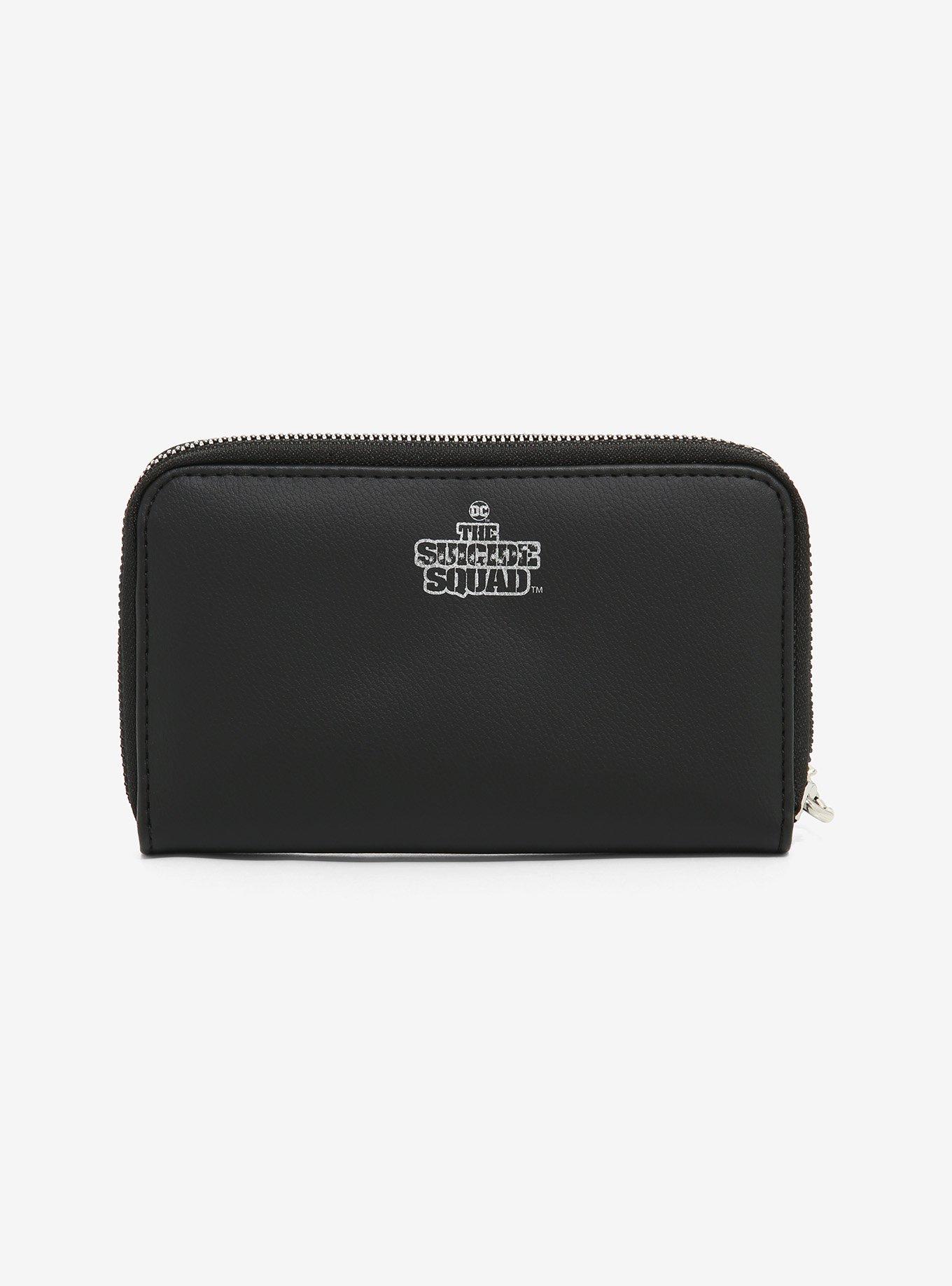 DC Comics The Suicide Squad Harley Quinn Live Fast Die Clown Zipper Wallet, , alternate