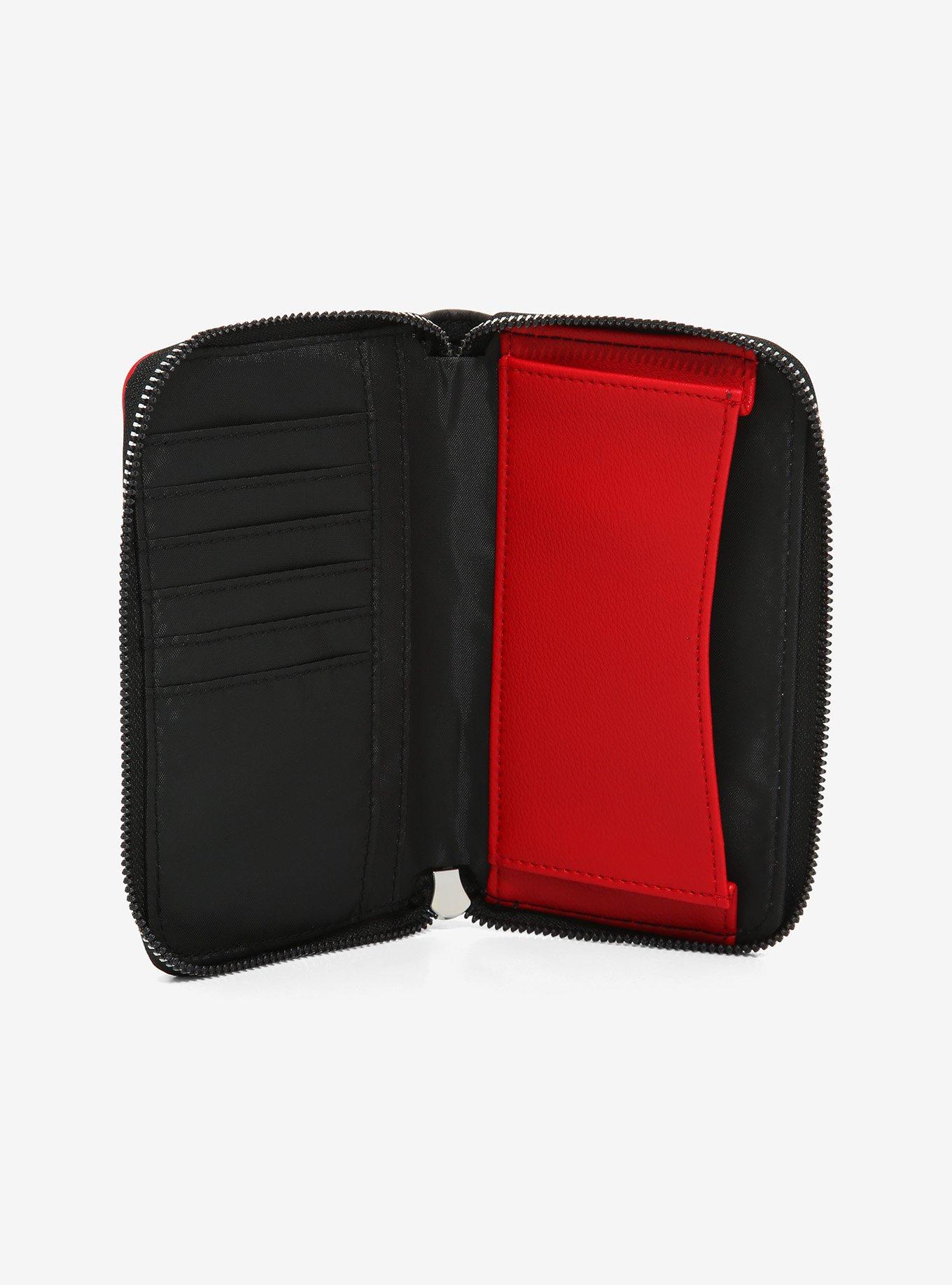 DC Comics The Suicide Squad Harley Quinn Live Fast Die Clown Zipper Wallet, , alternate