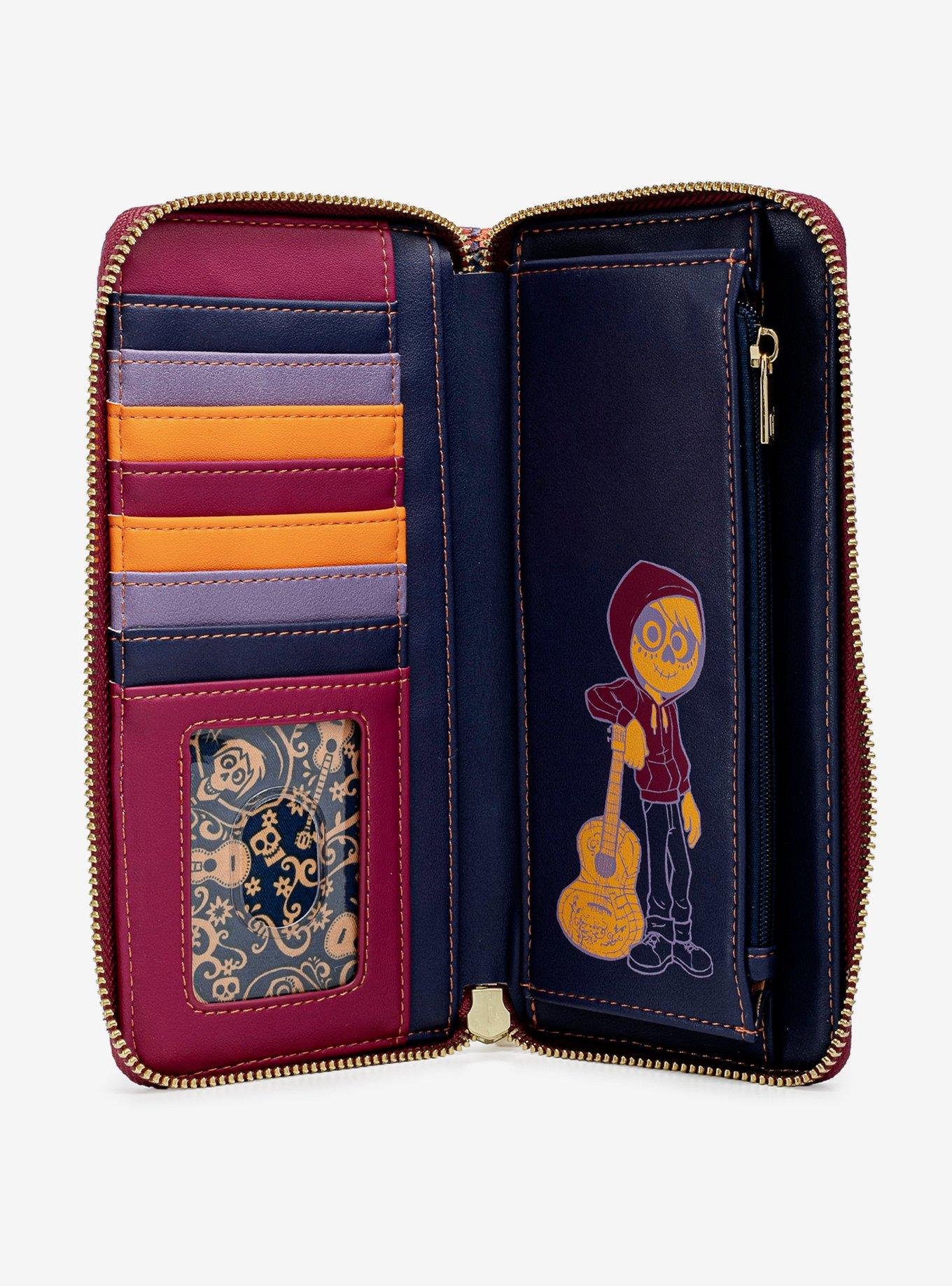 Loungefly Disney Pixar Coco Marigold Bridge Zip Wallet, , alternate