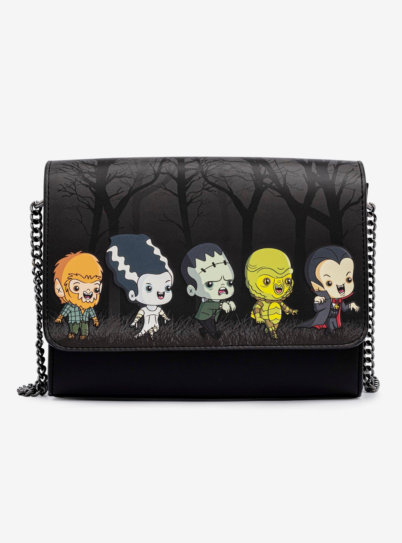 Loungefly Universal Monsters Chibi Crossbody Bag, , alternate
