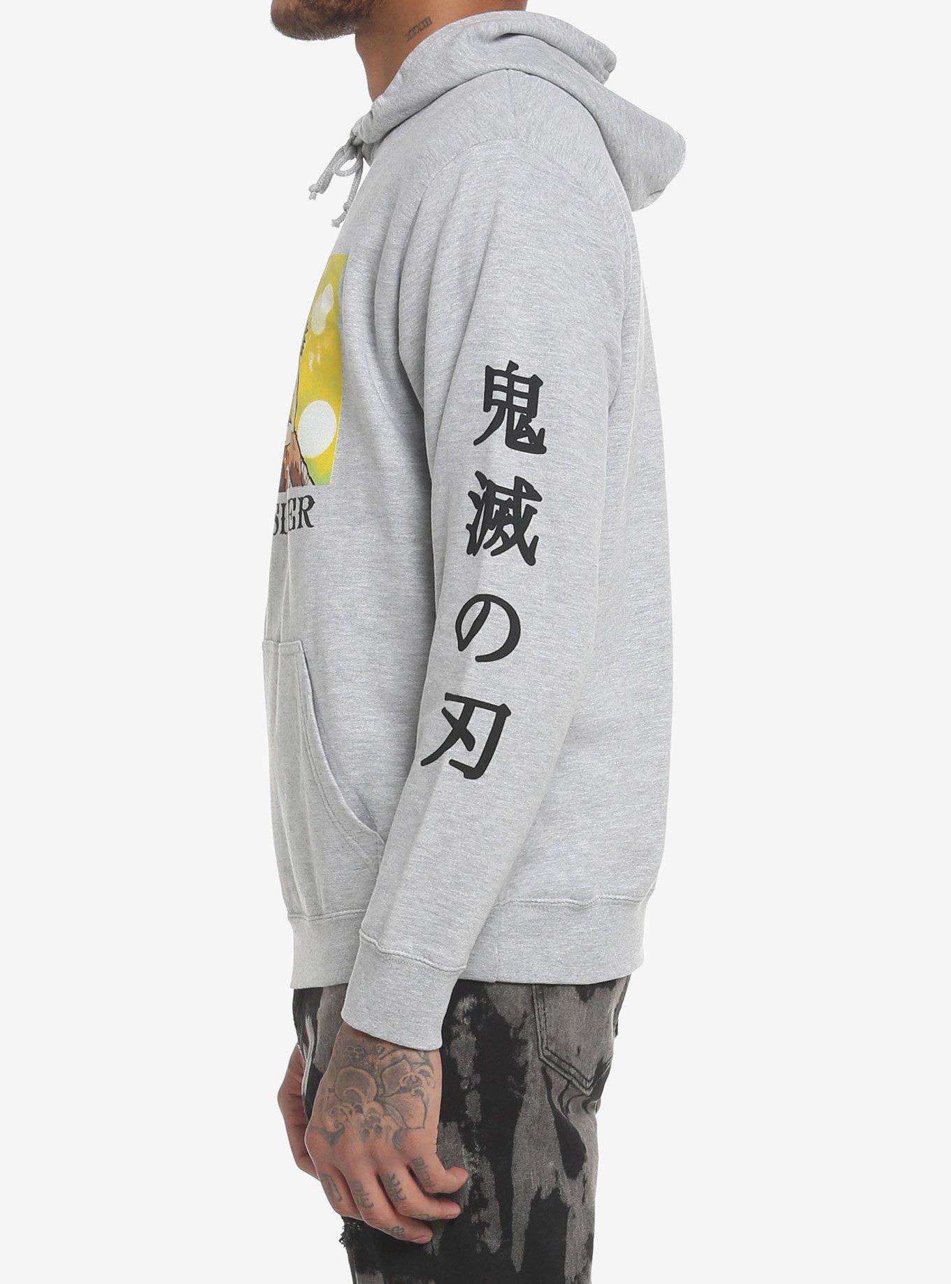 Demon Slayer: Kimetsu No Yaiba Trio Hoodie, GREY, alternate